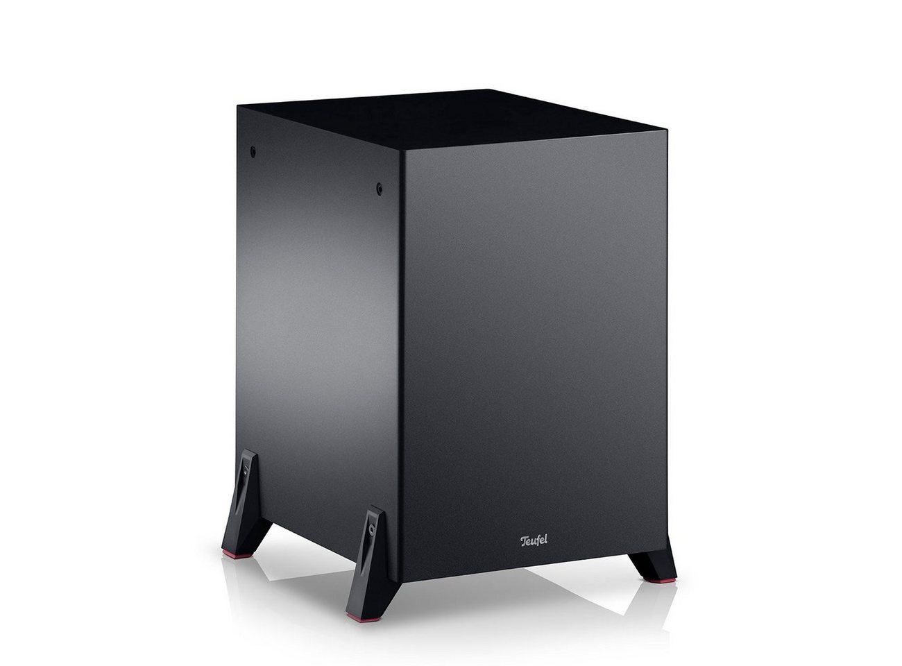Teufel T 10 Subwoofer Subwoofer (Cinch-Eingang, Als Frontfire- oder Downfire-Subwoofer einsetzbar)
