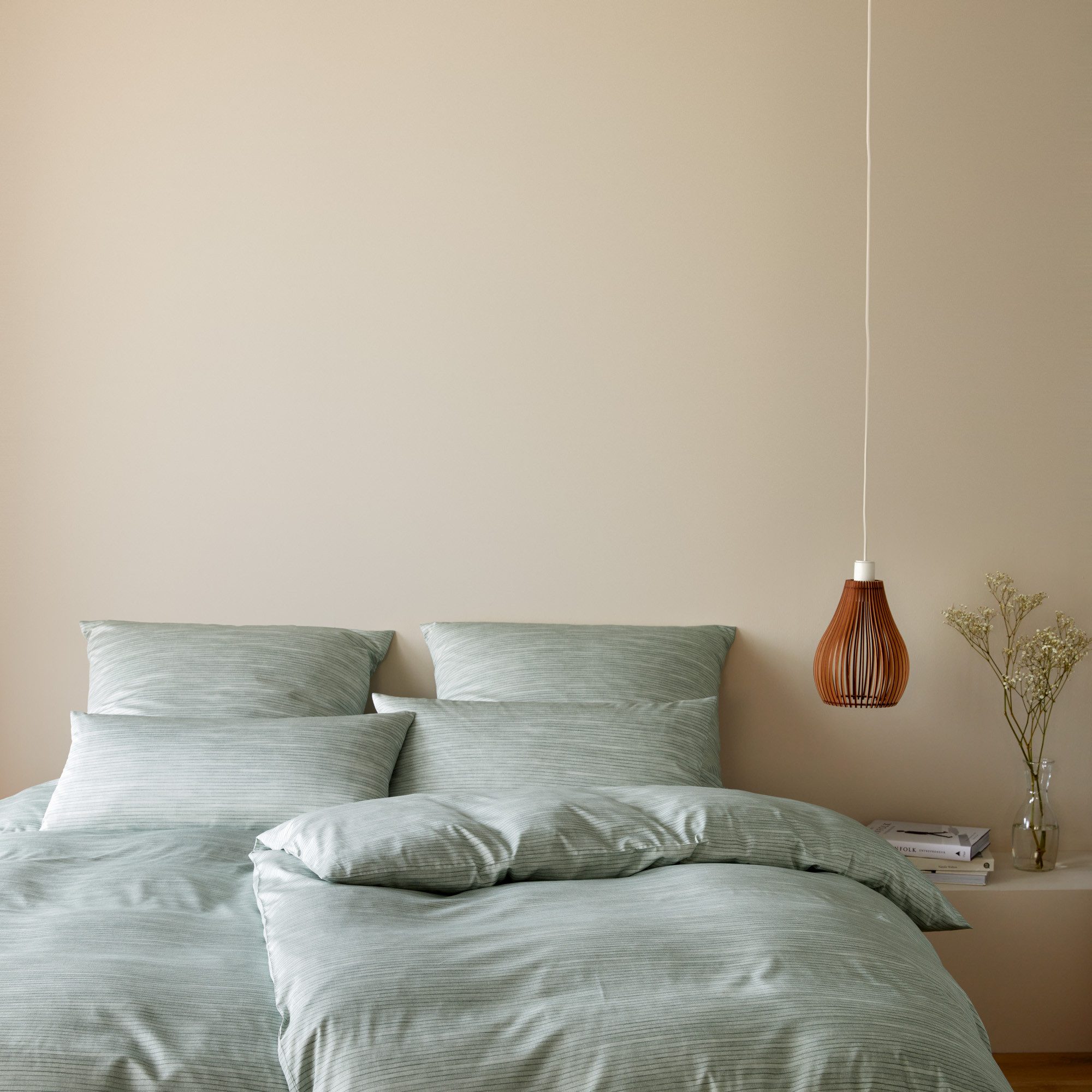 Elegante Bettwäsche Chamber, Satin, 2 teilig, angenehmes Hautgefühl