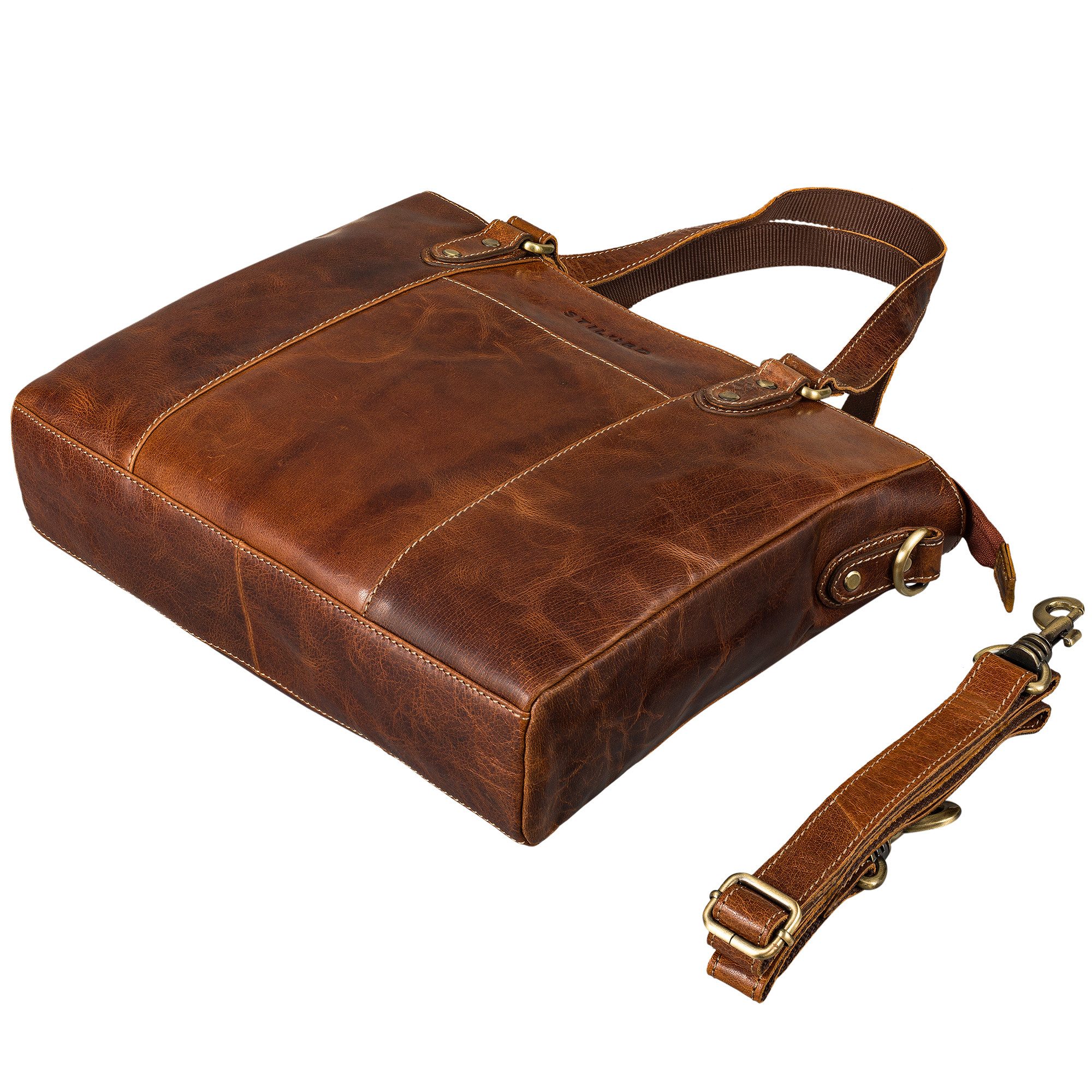 STILORD Handtasche "Joy" Leder Shopper Damen Handtasche