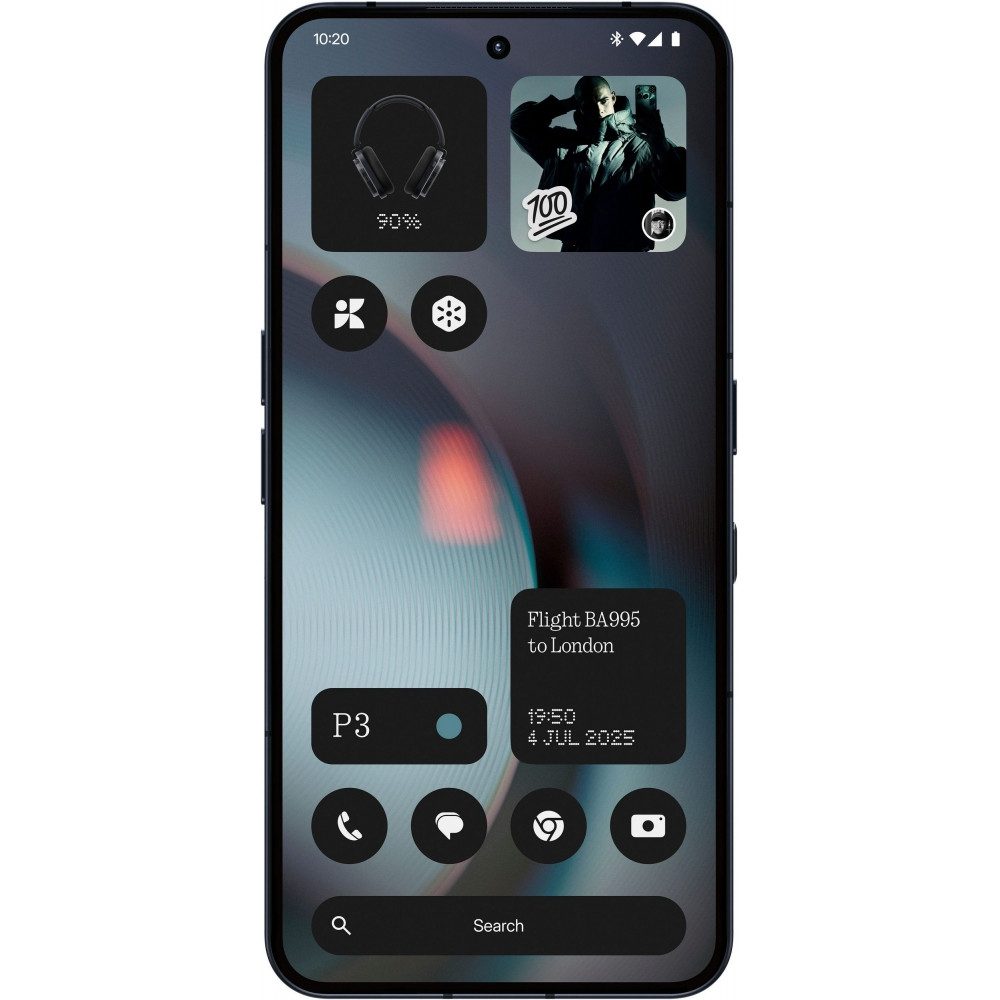 NOTHING Phone (3) 256 GB / 12 GB - Smartphone - schwarz Smartphone (6,67 Zoll)