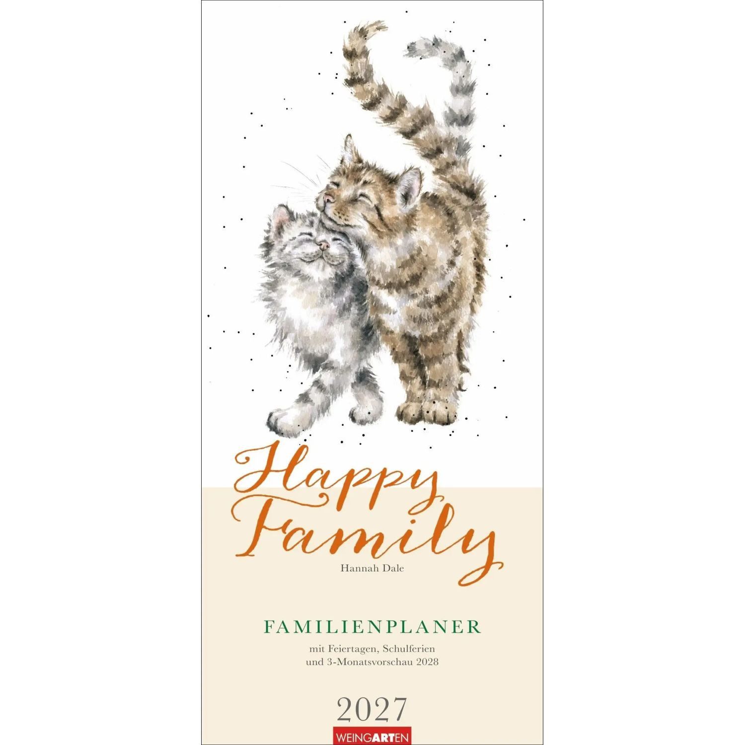 Wandkalender Happy Family Familienplaner 2027