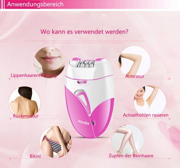 Coonoor Epilierer für frauen, Gesichtsepilierer Damen, elektrischer Epilierer, für Frauen, Gesicht, Körper, Achselhöhle, Bikini, Bein