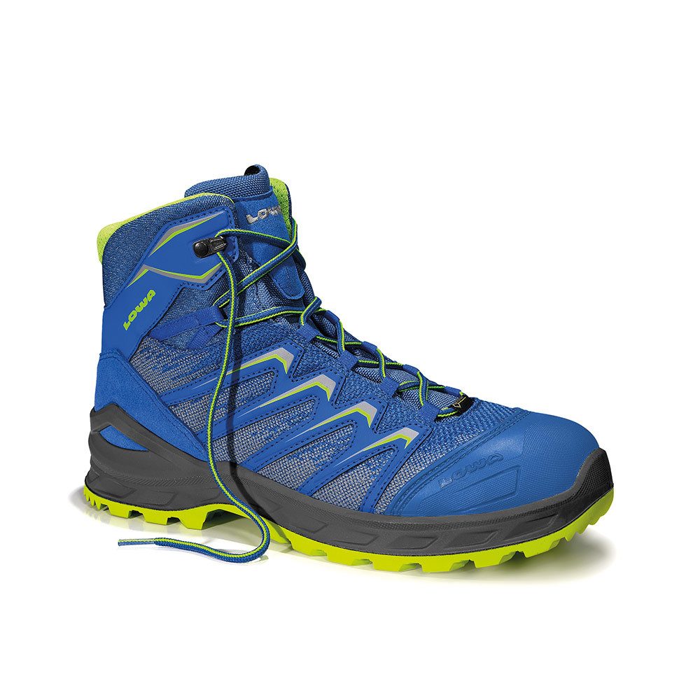 ELTEN LOWA Sicherheitsstiefel LARROX Work GTX blue Mid S3 CI 5466 Arbeitsschuh GORE-TEX (wasserdicht),Überkappe