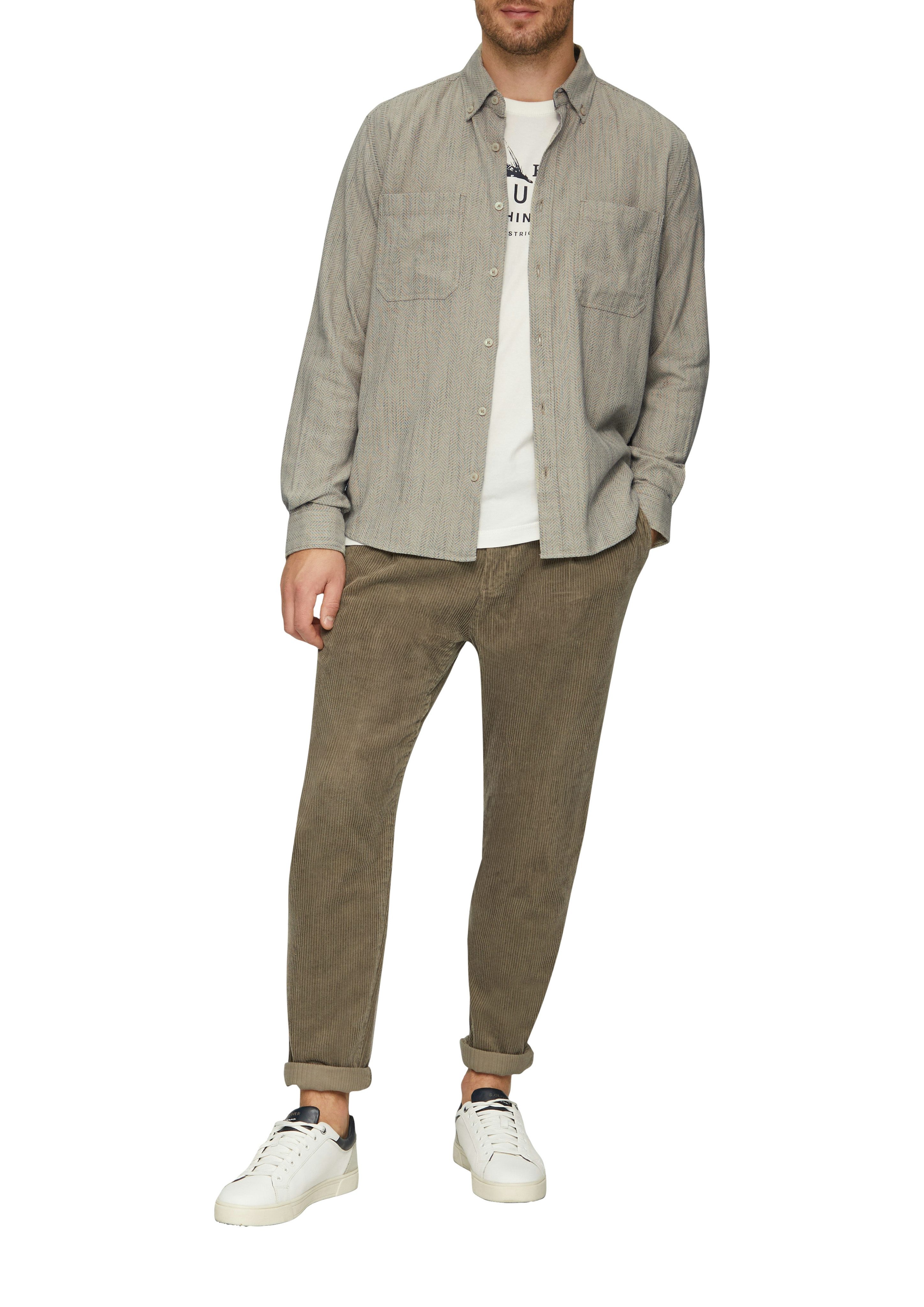 s.Oliver Langarmhemd mit Taschen günstig online kaufen