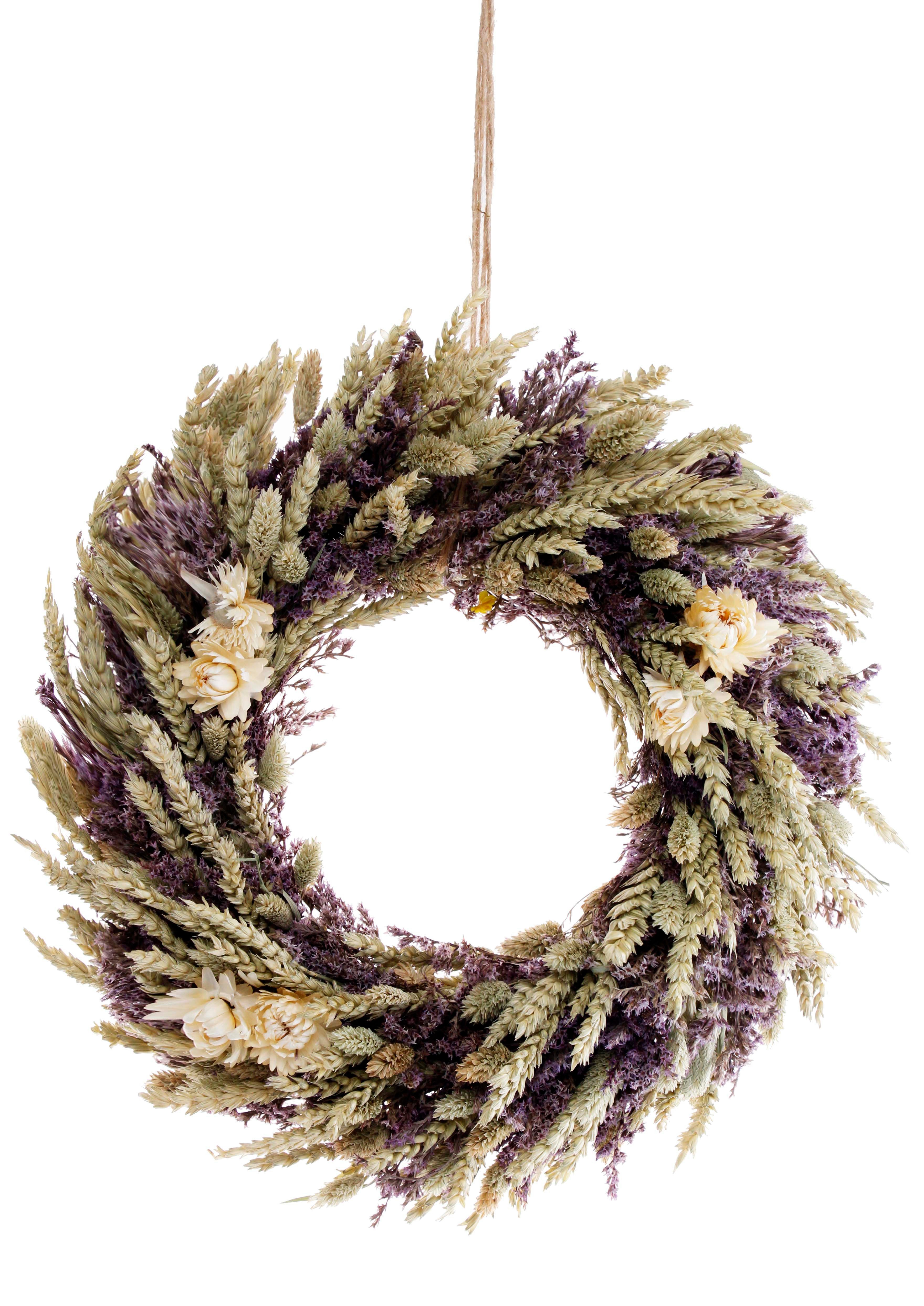 CreaFlor Home Dekokranz Trockenblumen Kranz, Naturmaterialien günstig online kaufen
