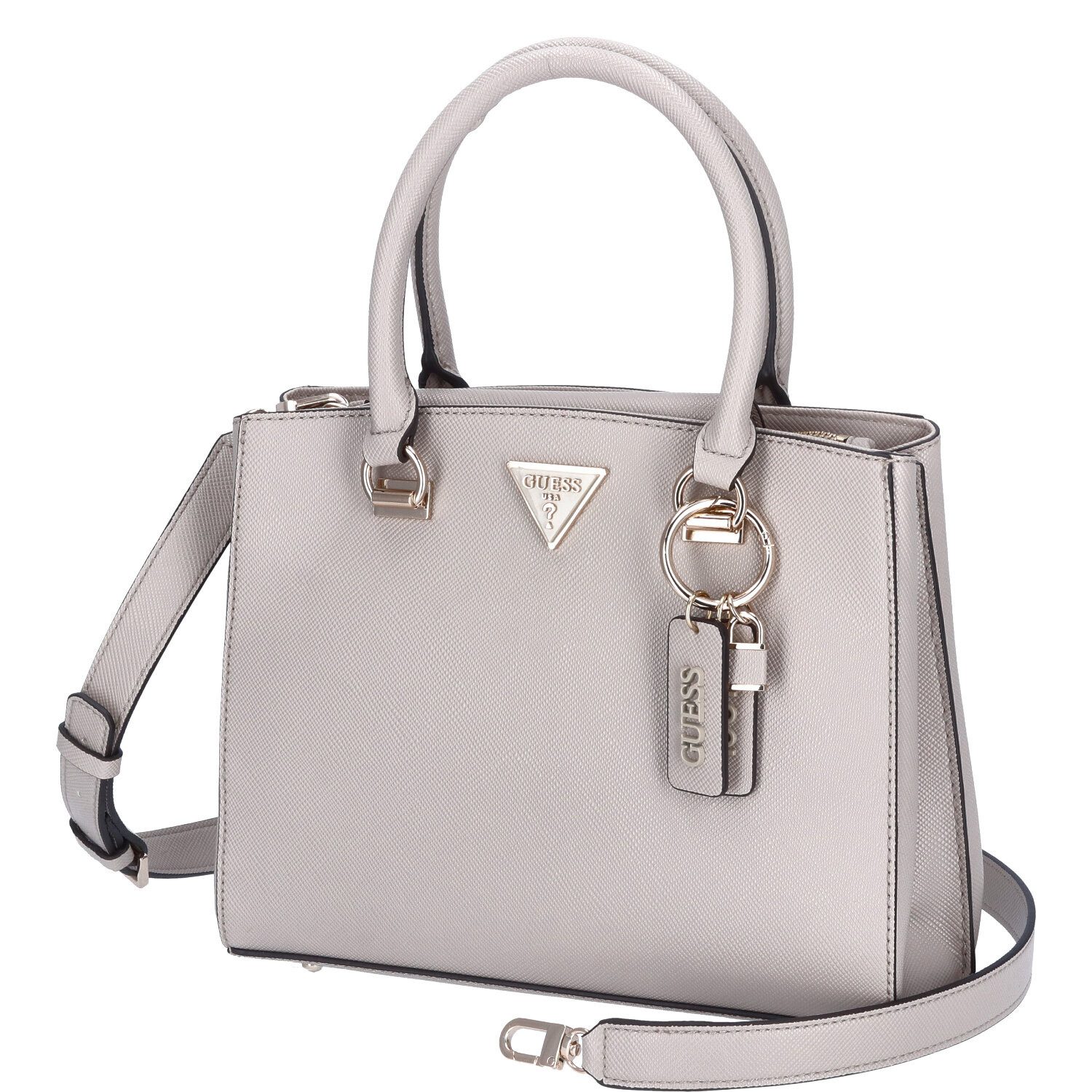 Guess Umhängetasche GUESS Damen Handtasche Noelle Taupe (1, 1-tlg., 1)