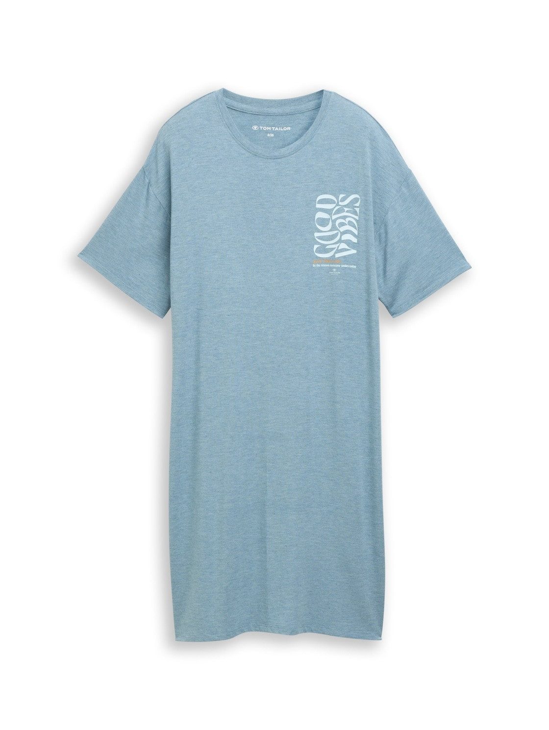 TOM TAILOR Pyjama Bodywear (1 tlg) Nachthemd in Melange-Optik