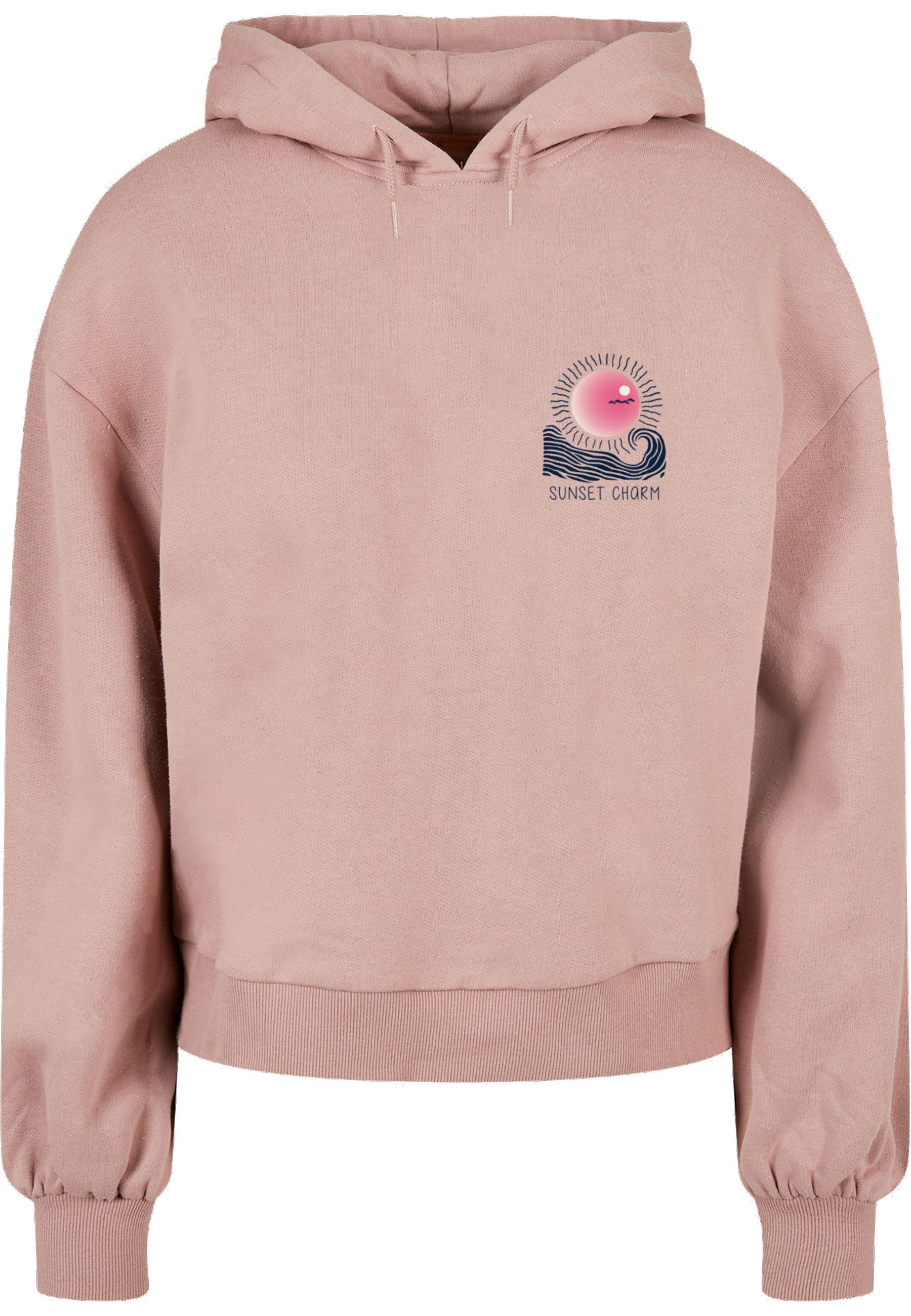 Merchcode Kapuzenpullover Merchcode Ladies Sunset Charm Oversized Hoody (1-tlg)
