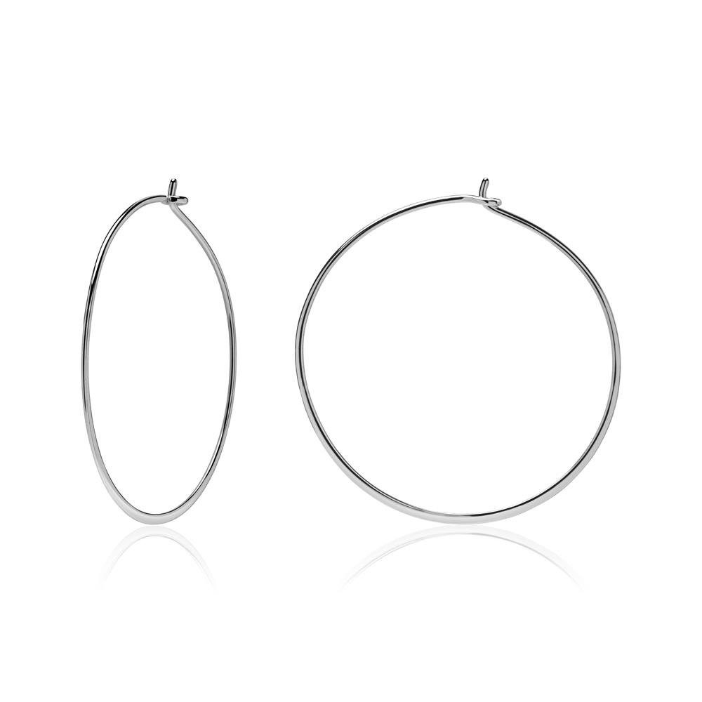 Paar Ohrstecker lanii Creolen 925er Silber (Silber)