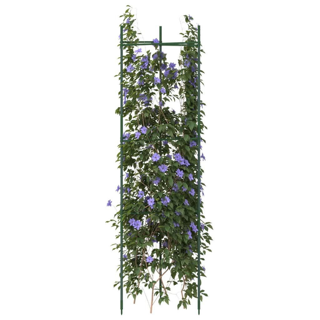 vidaXL Blumenständer Tomatenkäfige 8 Stk. 116 cm Stahl und PP (8 St)