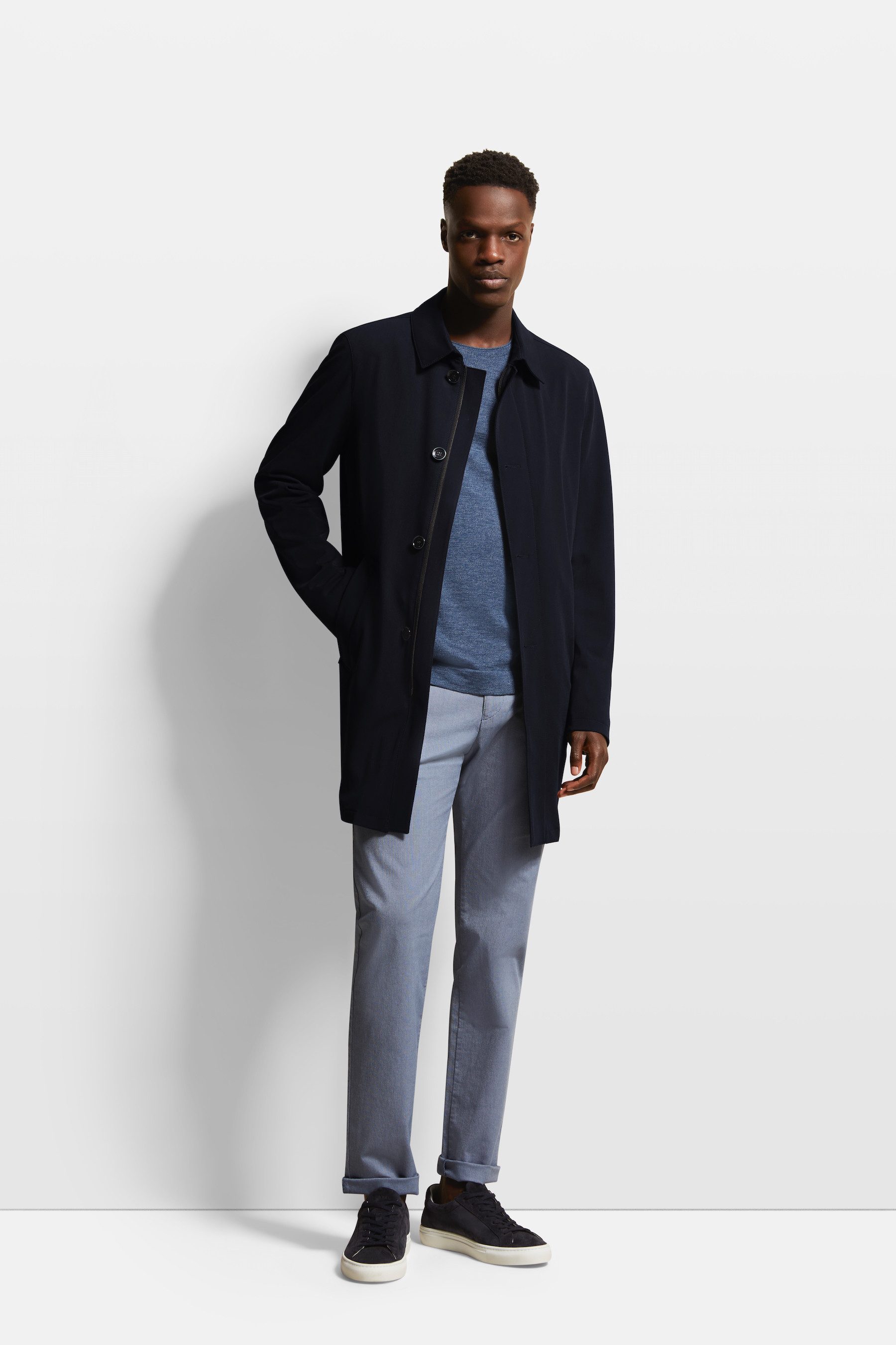 bugatti Kurzmantel mit Leistentaschen