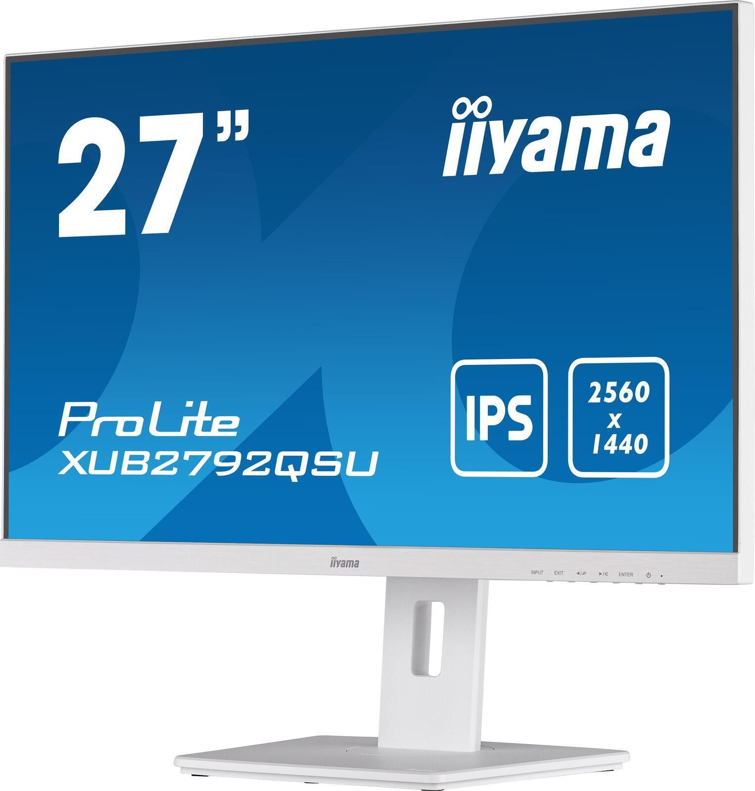 Iiyama iiyama ProLite XUB2792QSU-W5 TFT-Monitor (2560 x 1440, 5 ms Reaktionszeit, 75 Hz, IPS Panel)