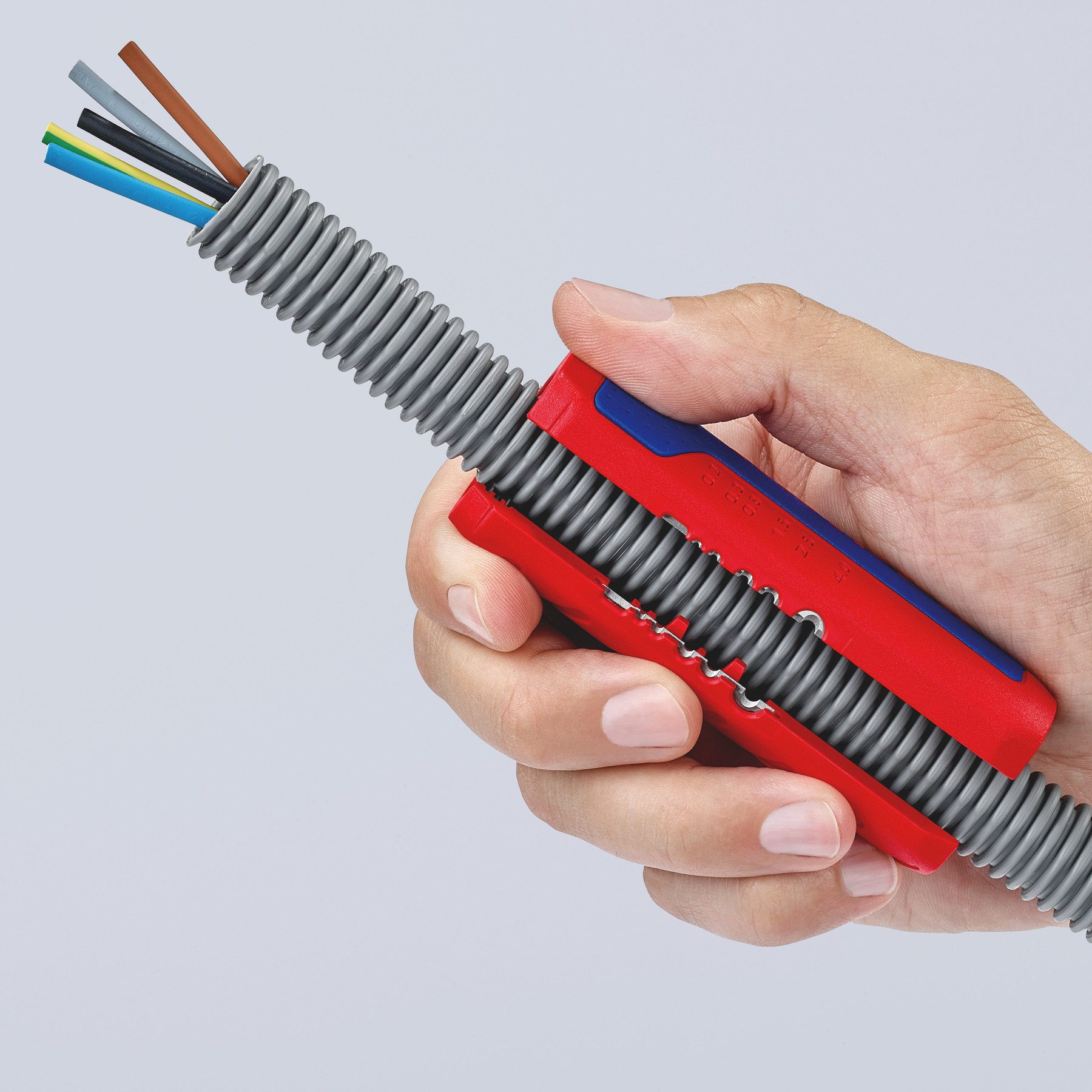 Knipex Rohrschneider KNIPEX Wellrohrschneider, TwistCut, 90 22 02 SB