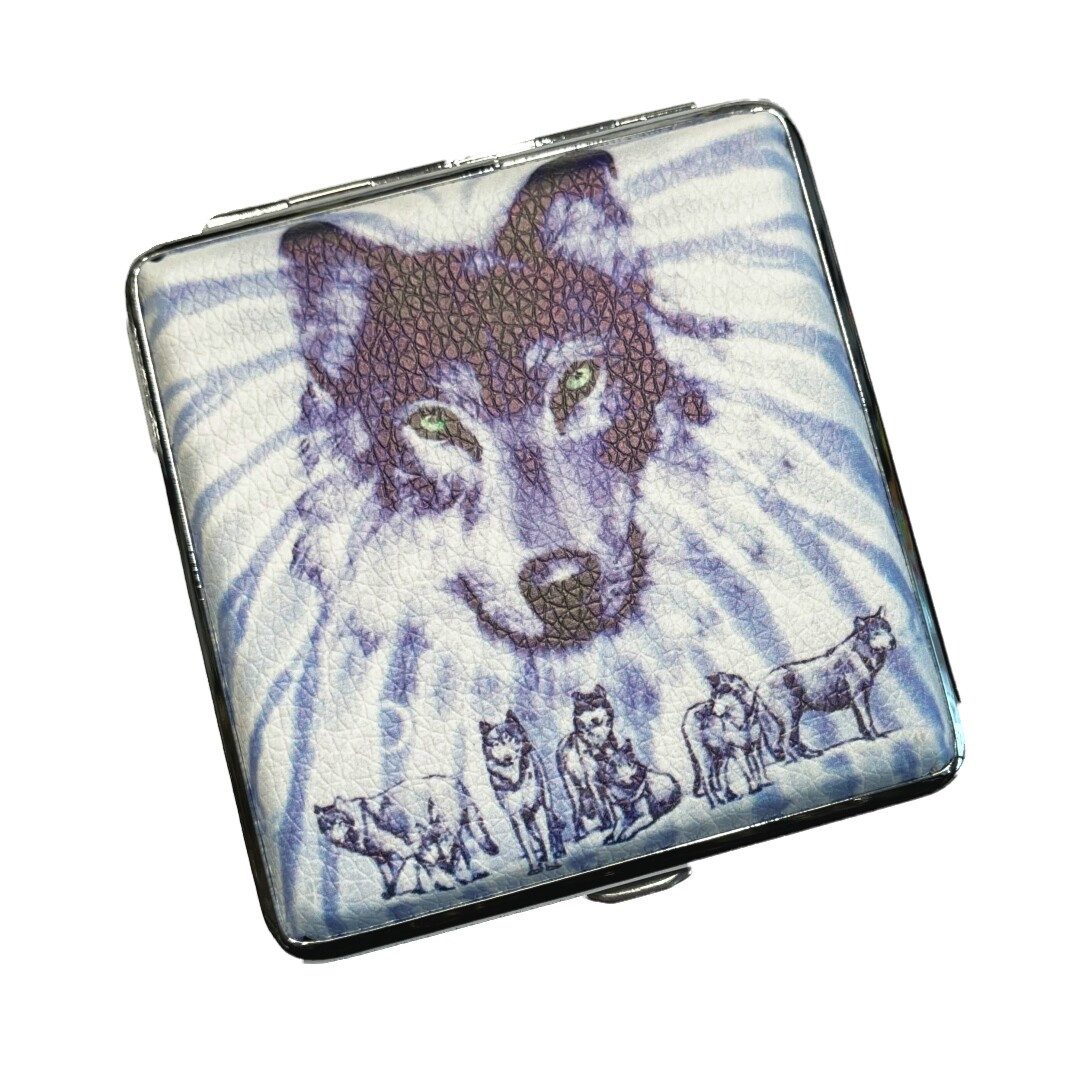 Westernlifestyle Aufbewahrungsbox Zigarettenetui Wolf Adler günstig online kaufen