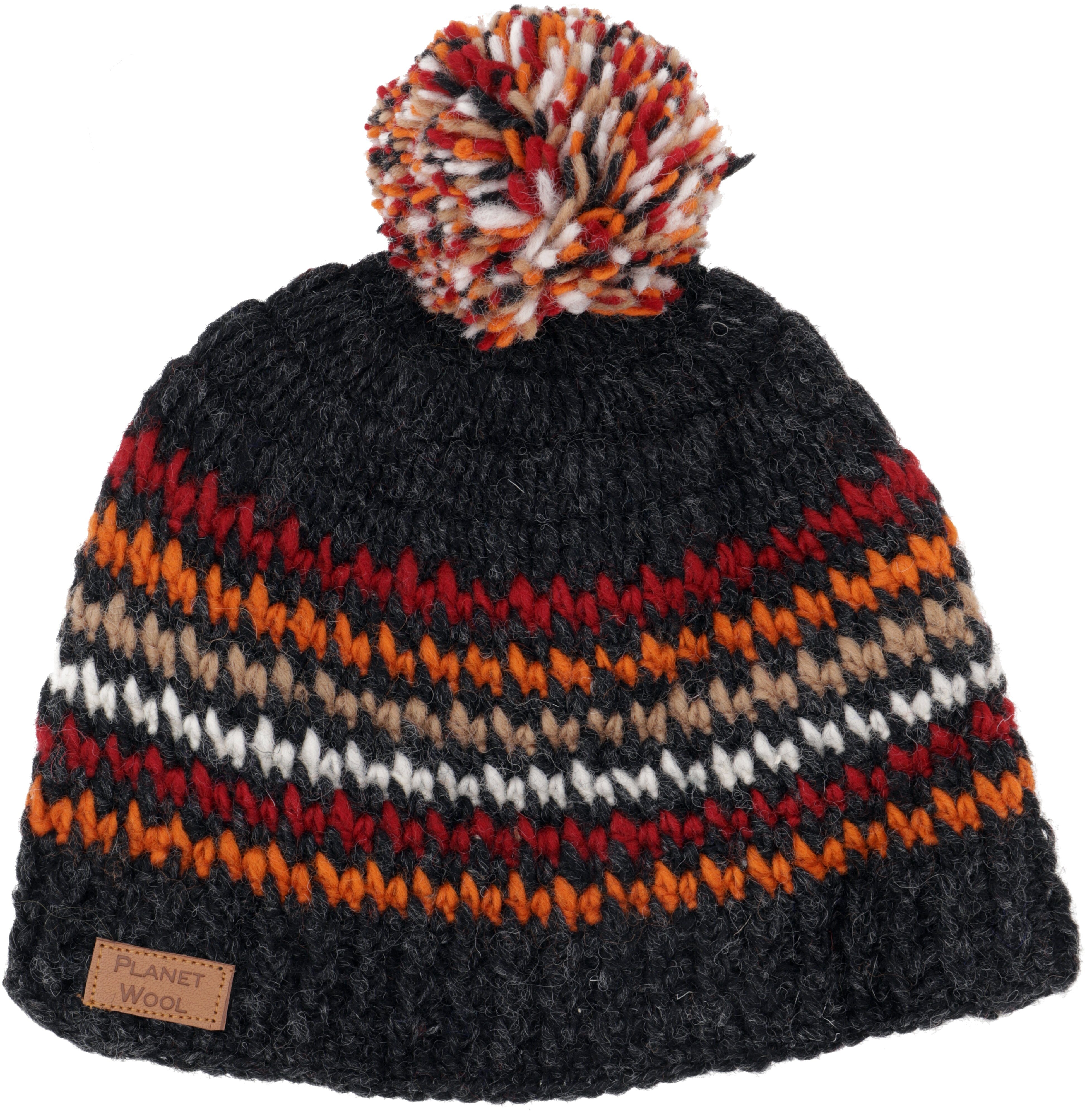 Guru-Shop Strickmütze Bommelmützel aus Nepal, Mütze günstig online kaufen