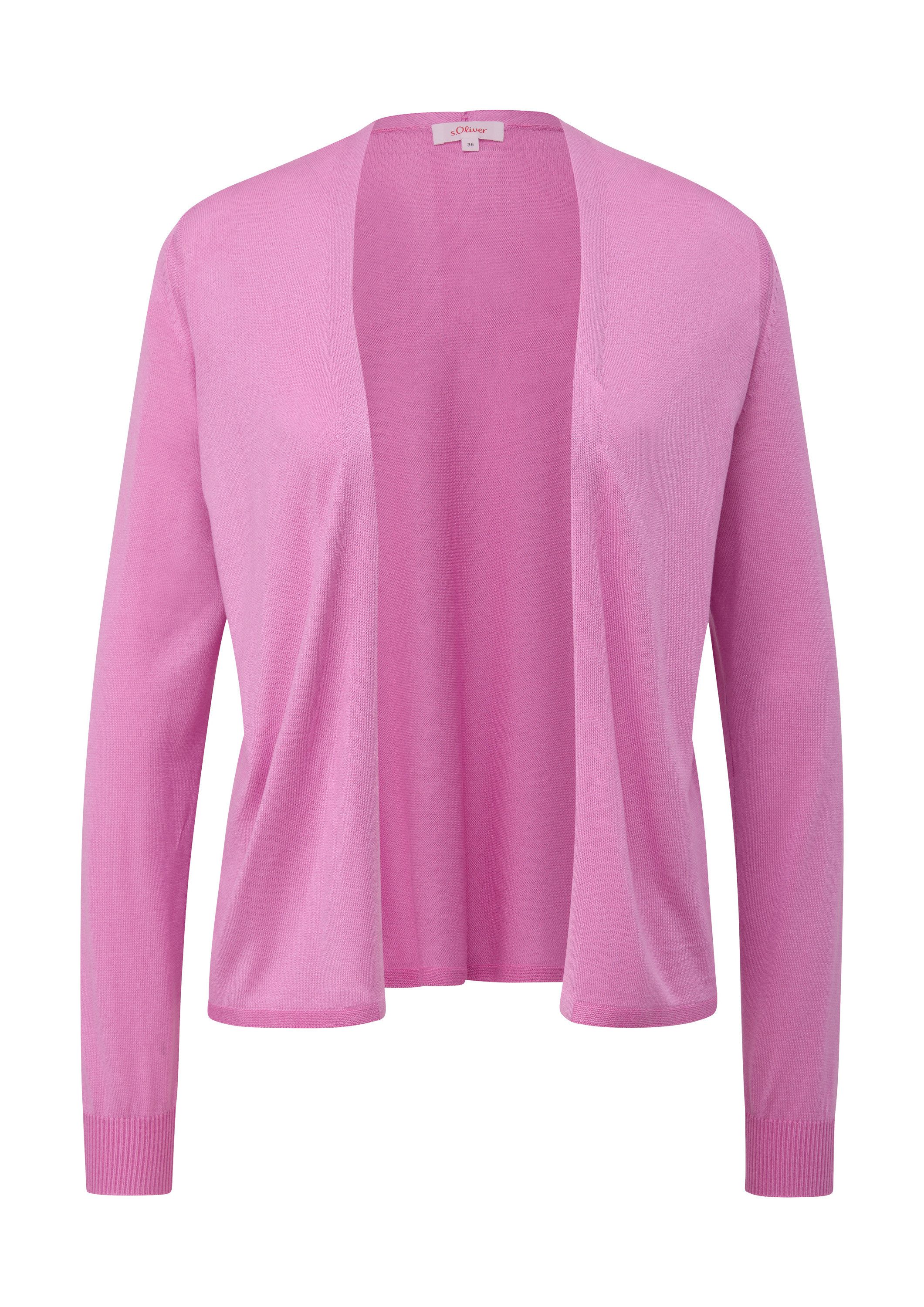 s.Oliver Cardigan Strickjacke Feinstrick-Cardigan aus reiner Viskose günstig online kaufen