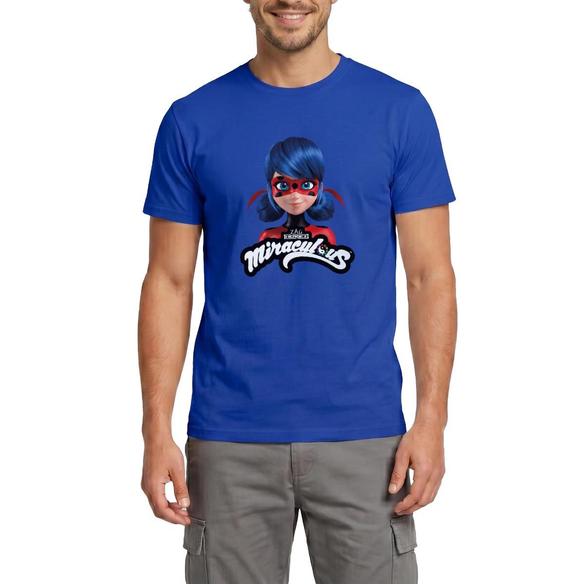 T-Shirt Miraculous Ladybug Mit Logo Männer T-Shirt