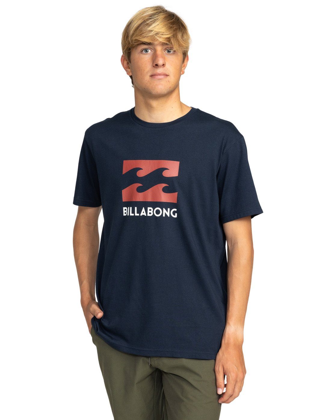 Navy Billabong Wave T-Shirt