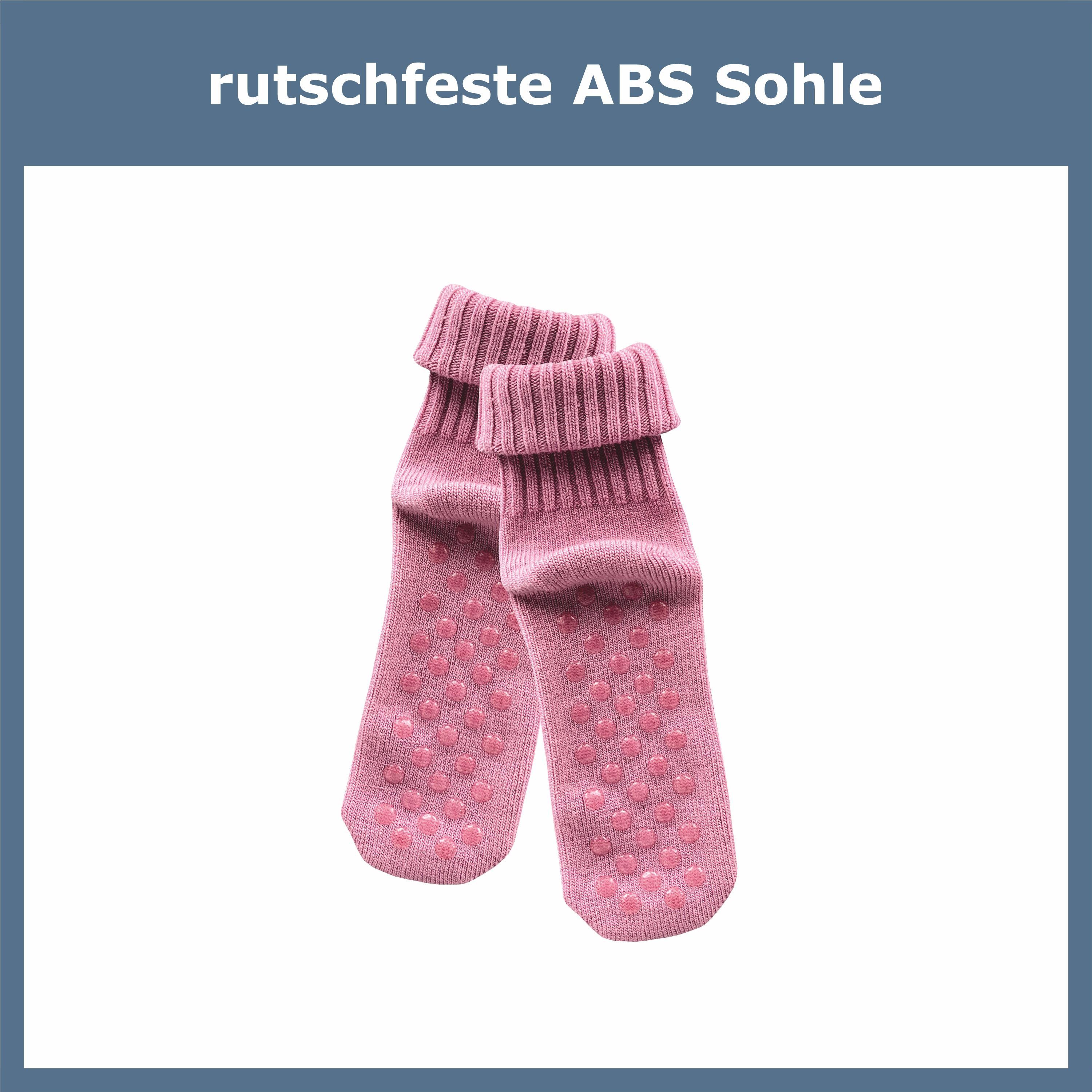 GAWILO ABS-Socken für Damen aus Wolle für extra warme Füße, Stoppersocken (2 Paar) Rutschfeste Hausschuhsocken, Weiche & kuschlige Socken mit Noppen