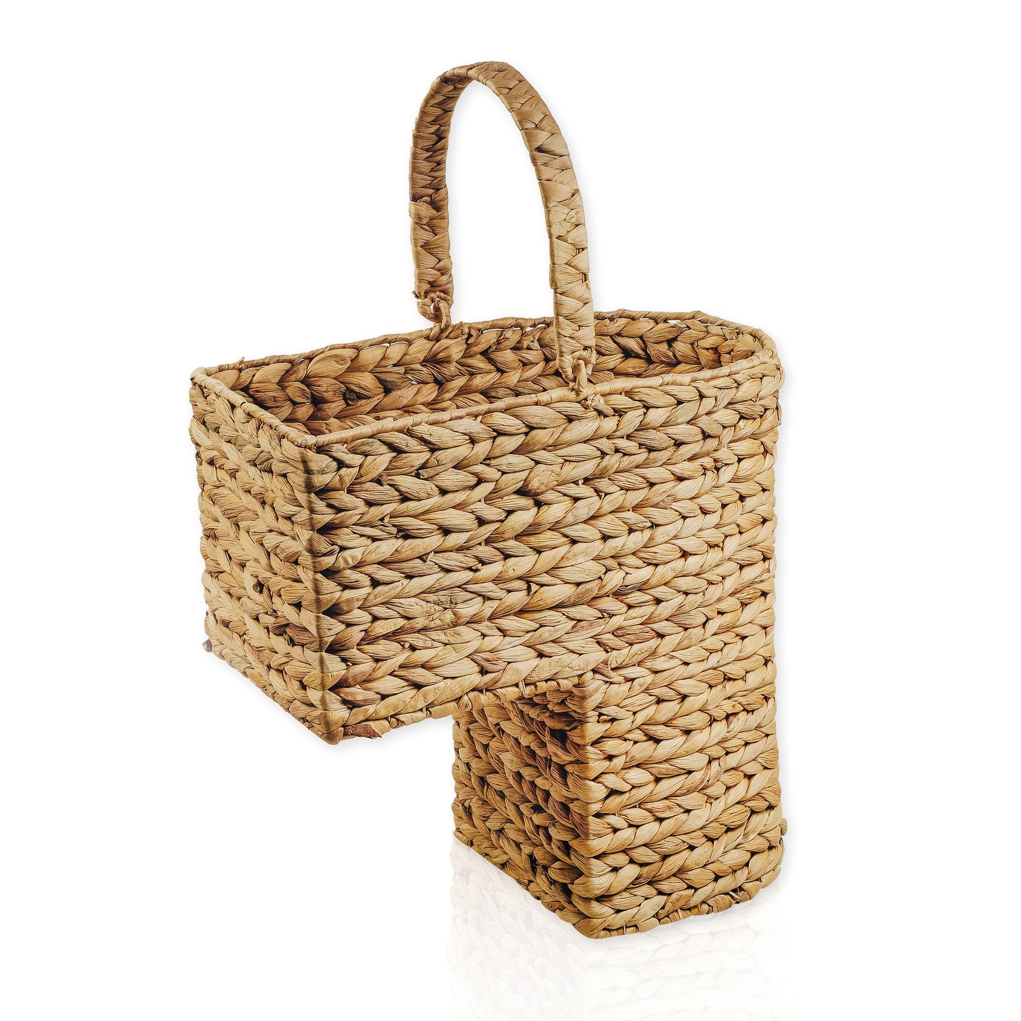 Lycce Treppenkorb Treppenkorb Stufenkorb mit Griff Wasserhyazinthe natur 20 günstig online kaufen