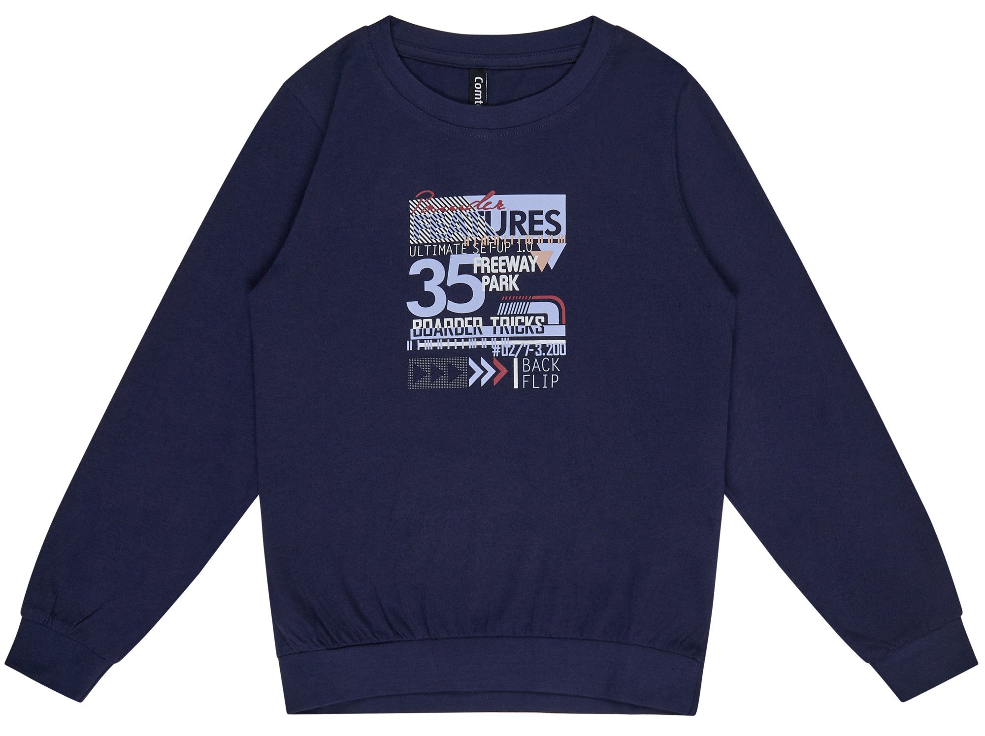 Comte Schlafanzug Iceberg Buddies (Set, 2 tlg., 2-teilig) Jungen Pyjama lang Langarm Baumwolle Bündchen Winter