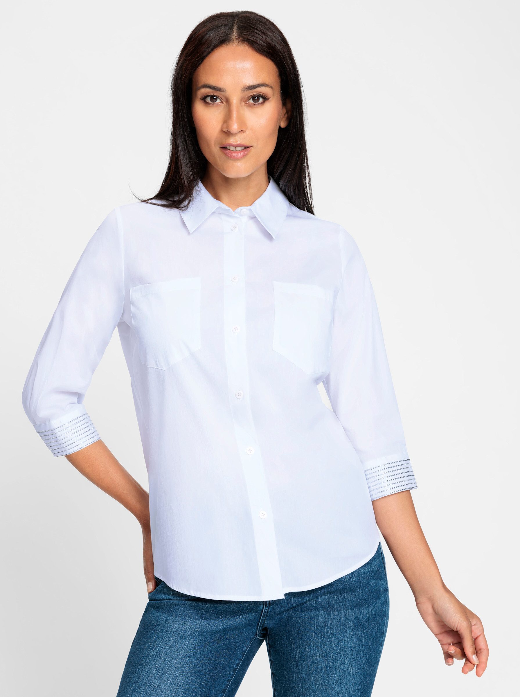 heine Klassische Bluse Stretchbluse . günstig online kaufen