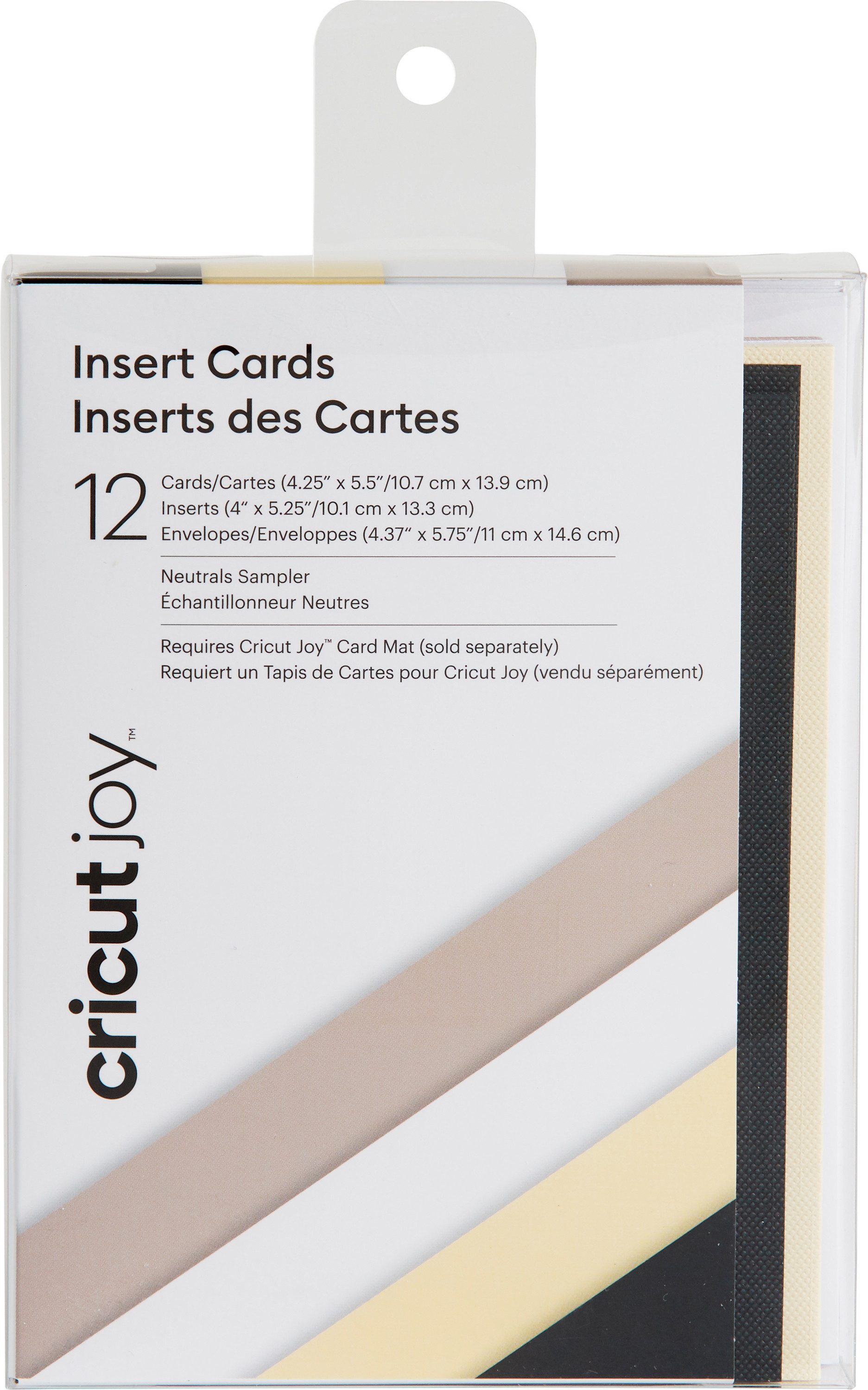 Cricut Kraftpapier Joy Doppelkarten mit Einleger & Umschlägen, Insert Cards, 10,7 cm x 13,9 cm