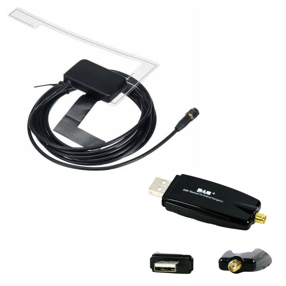 GABITECH USB DAB+ Tuner/Antenne Digital Radio Empfänger für Android Autoradios Digitalradio (DAB) – Bild 3 von 5