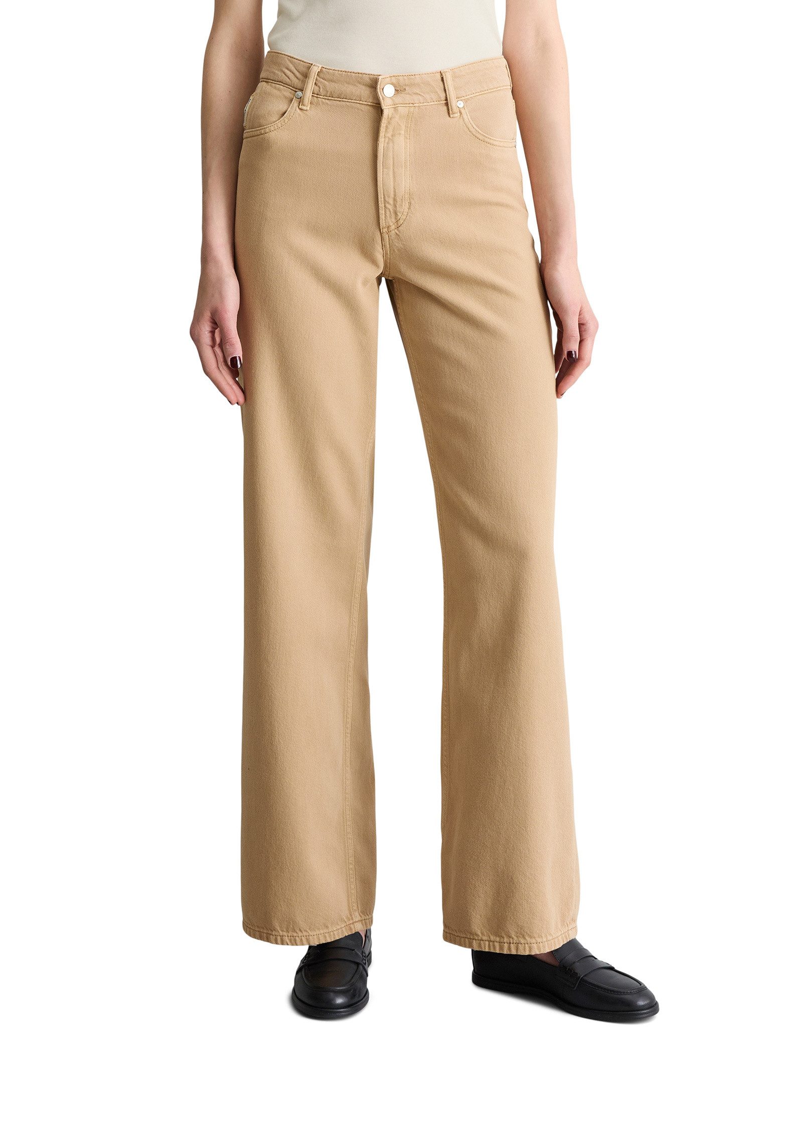 Marc O'Polo DENIM Weite Jeans aus Organic Cotton-Lyocell-Modal-Mix