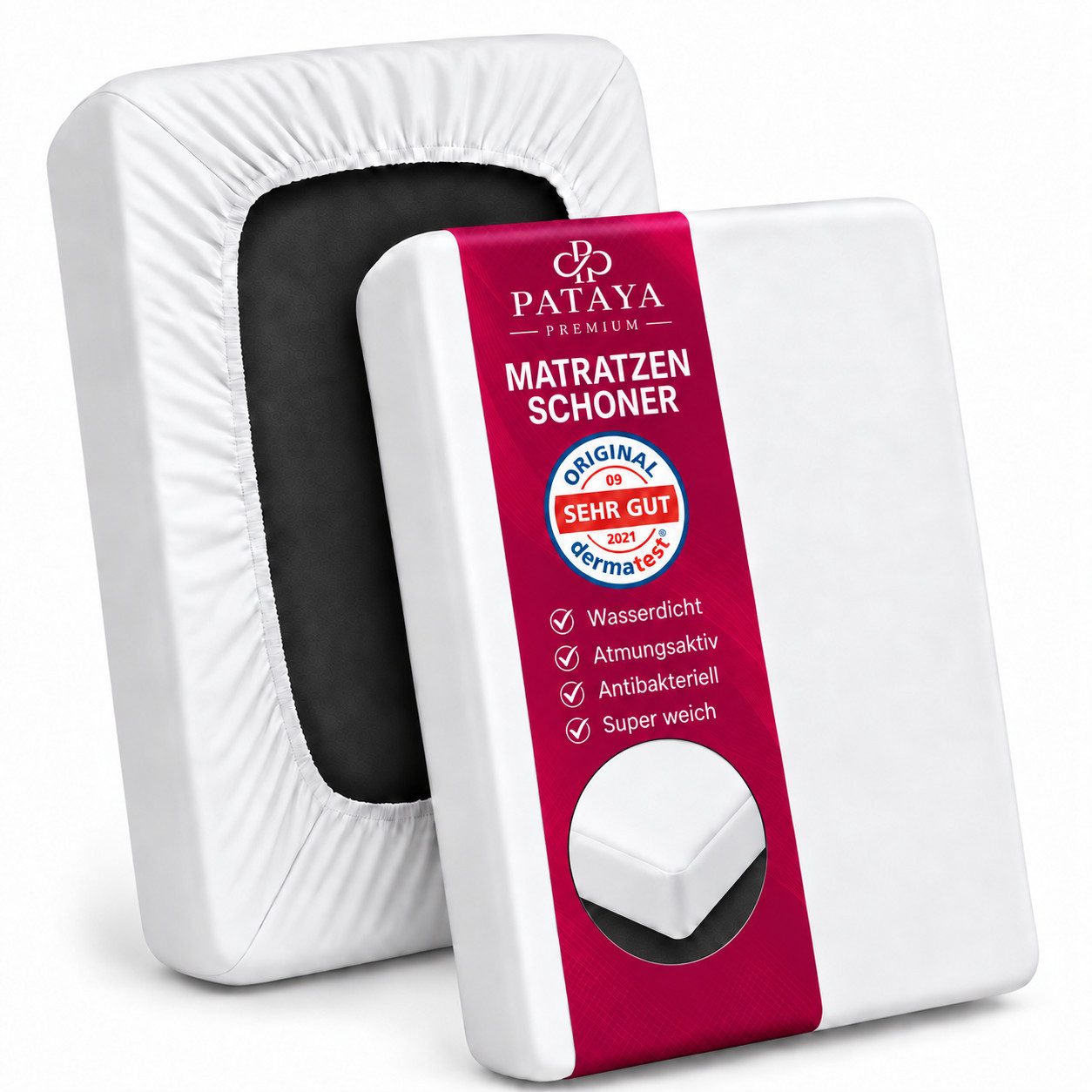 Matratzenschoner Pataya Premium Fitted Matratzenauflage Matratzenschutz Nässeschutz Pataya, 140x200