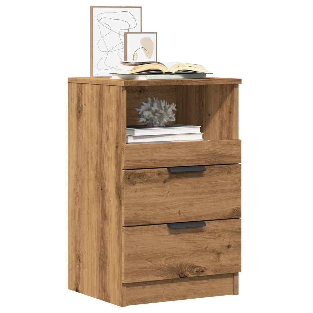 vidaXL Aktenschrank Nachttisch Artisan-Eiche 40x36x65 cm Holzwerkstoff günstig online kaufen