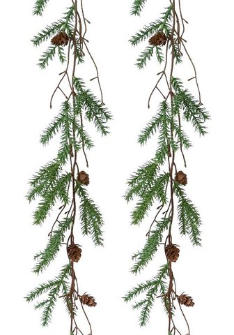 Creativ green Winterliche Kunstpflanze Weihnachtsdek...