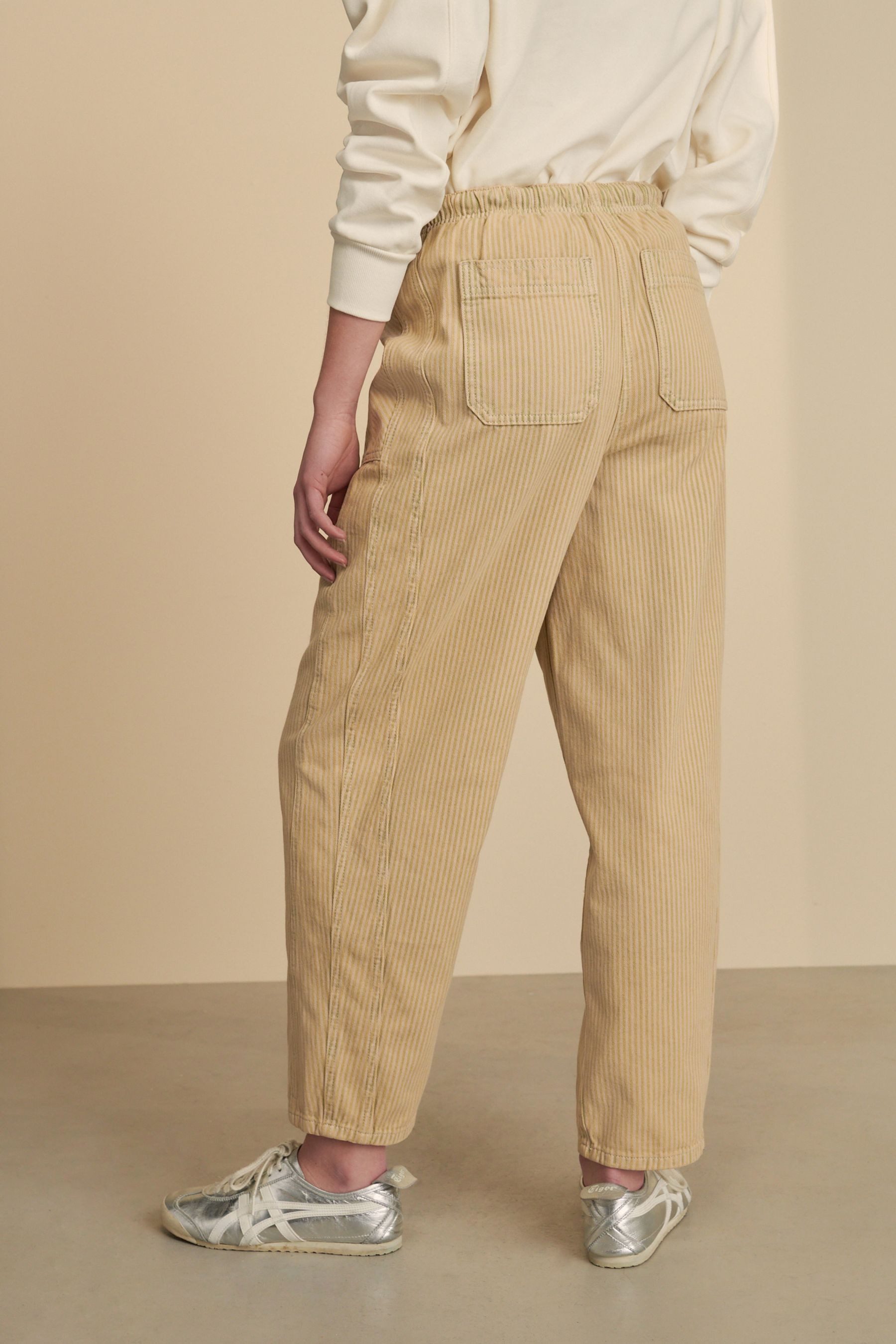 Next Stoffhose Hose mit Barrel-Bein und günstig online kaufen
