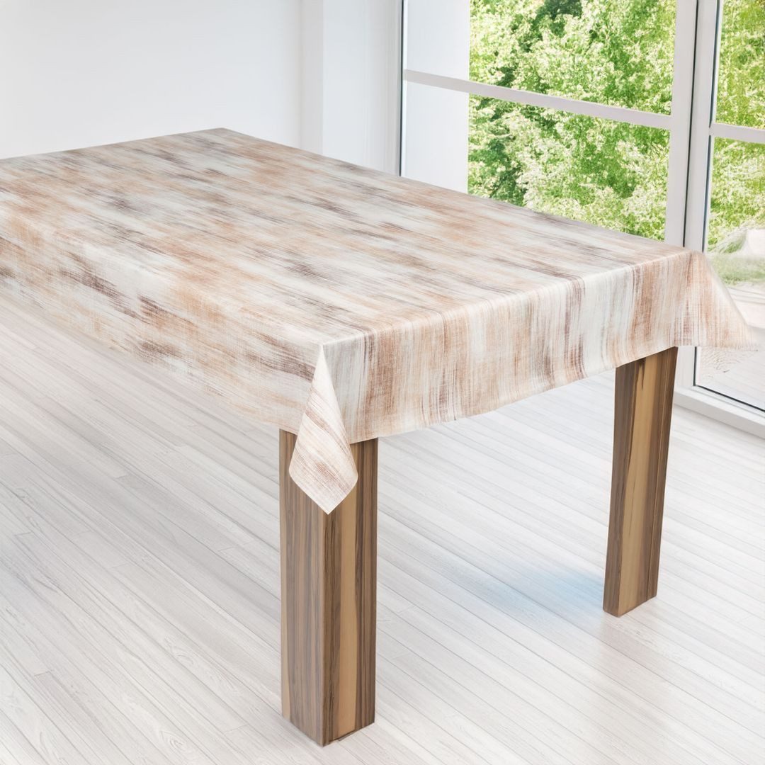 laro Tischdecke laro Wachstuch-Tischdecke Wachstischdecke Sandstein Braun W günstig online kaufen