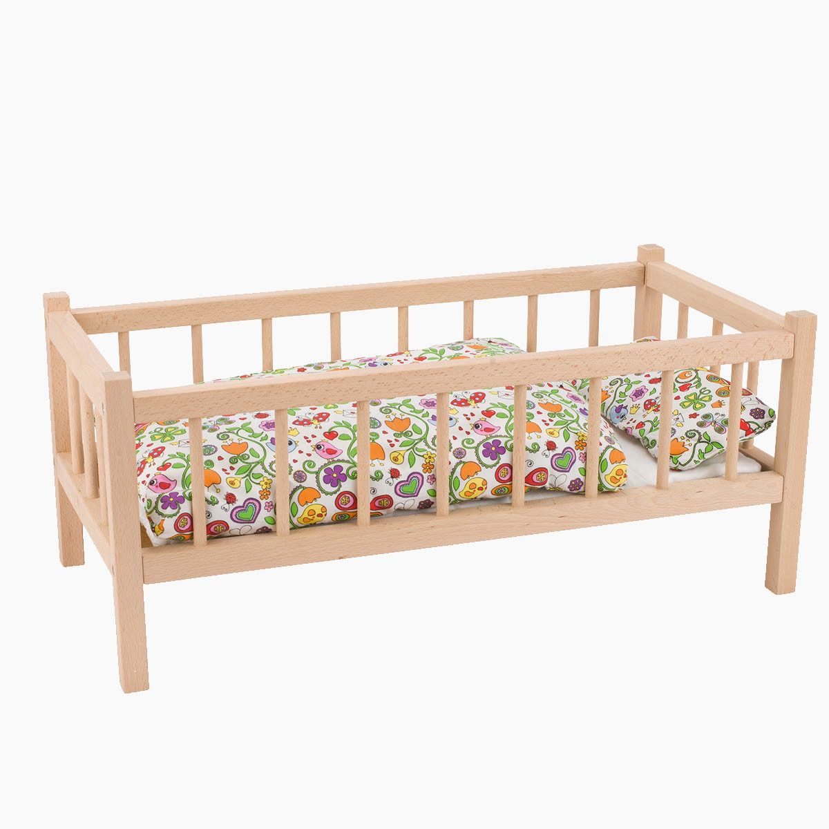 goki Puppenbett Puppen Gitterbett Goki (packung, 1tlg., set typ), Modernes Design, kindgerechte Handhabung