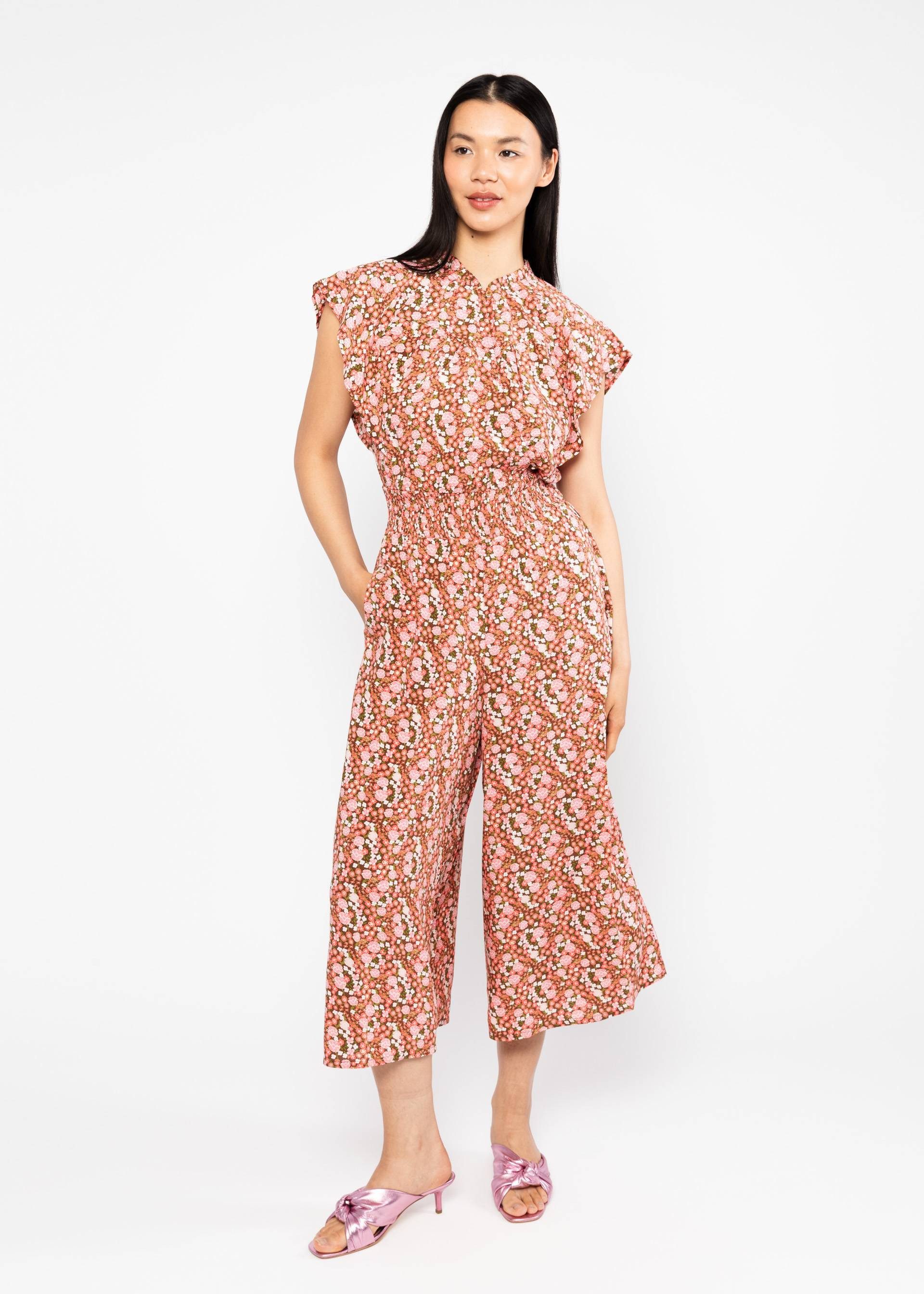 Blutsgeschwister Jumpsuit Jumpsuit Love's Lightest Wings - Overall Damen - Einteiler - Floral
