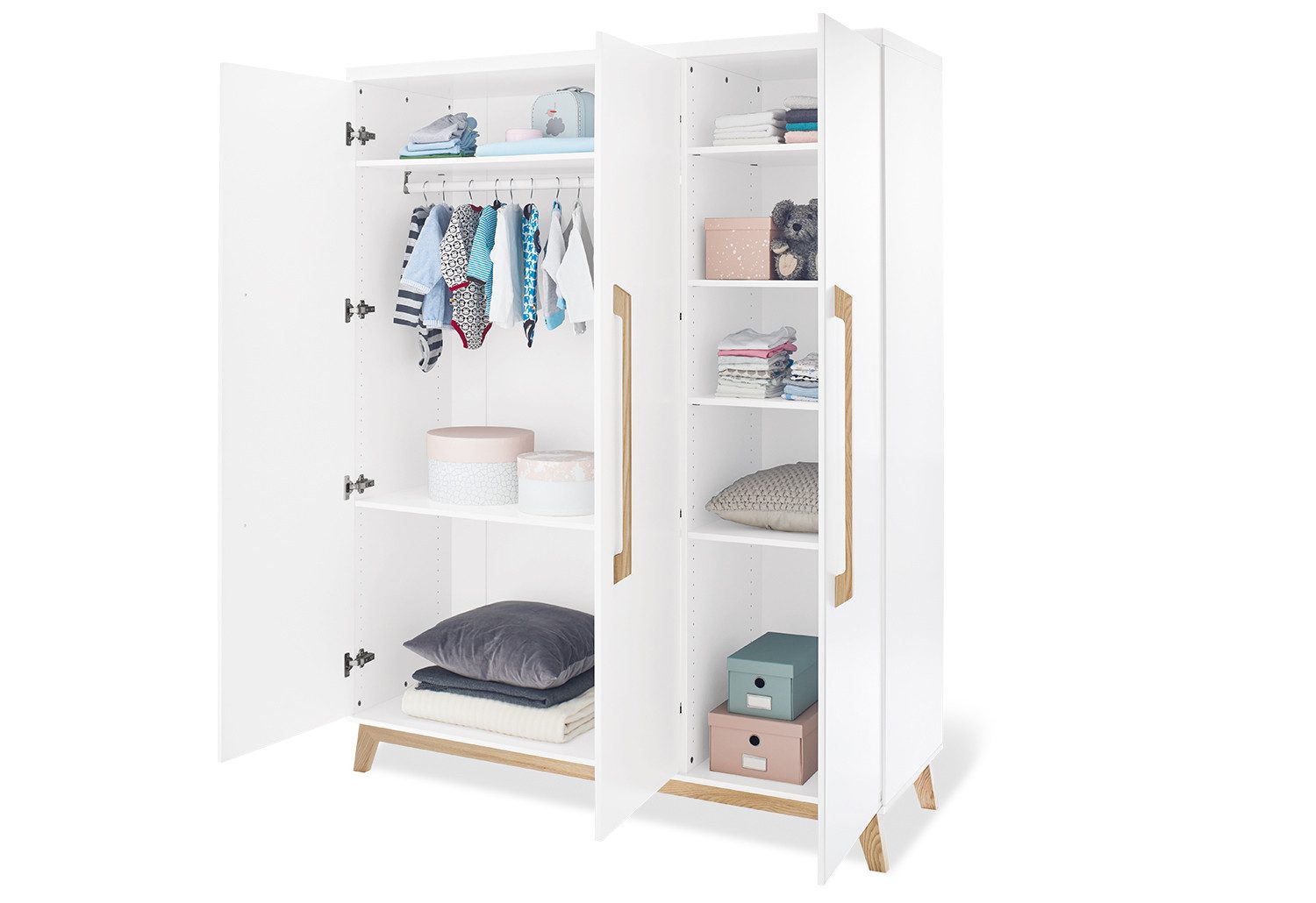 Pinolino® Kinderkleiderschrank Kleiderschrank 'Riva' groß