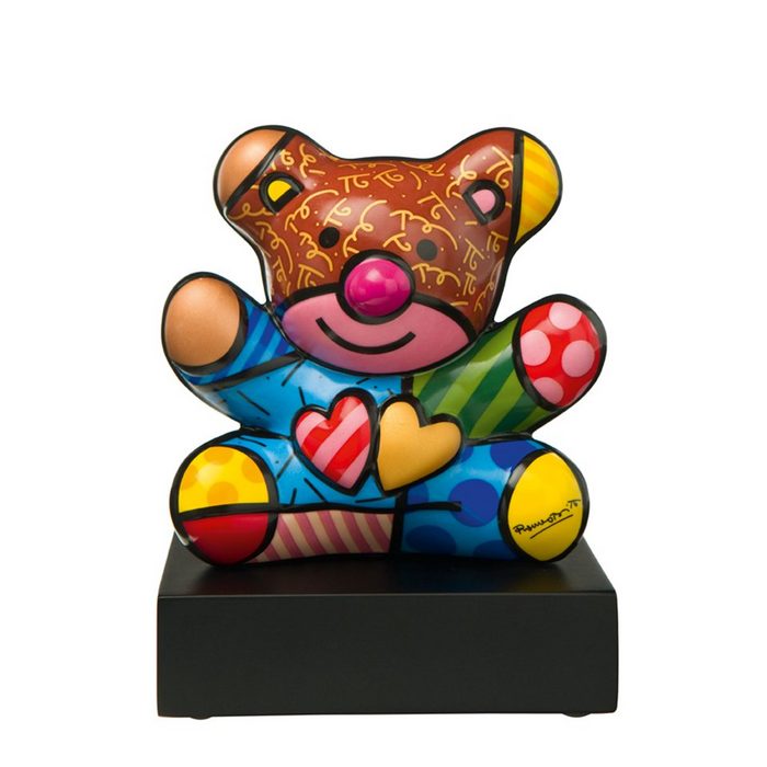 Goebel Dekofigur Teddybär Truly Yours Romero Britto Pop Art Design