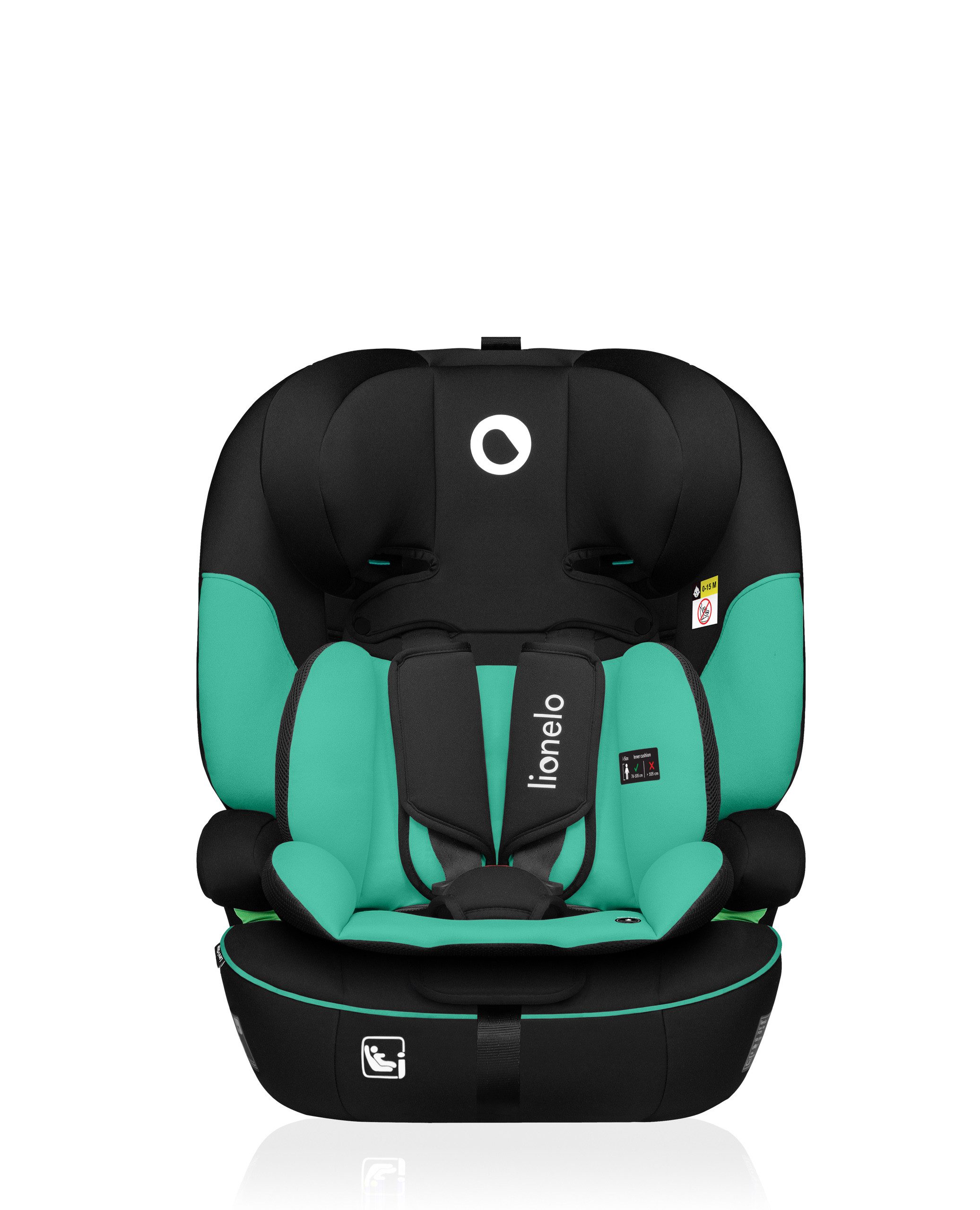 lionelo Autokindersitz LEVI I-SIZE, ab: 15 Monaten, bis: 12 Jahre, (Set), i-Size / Universell passend, passt in alle Autos