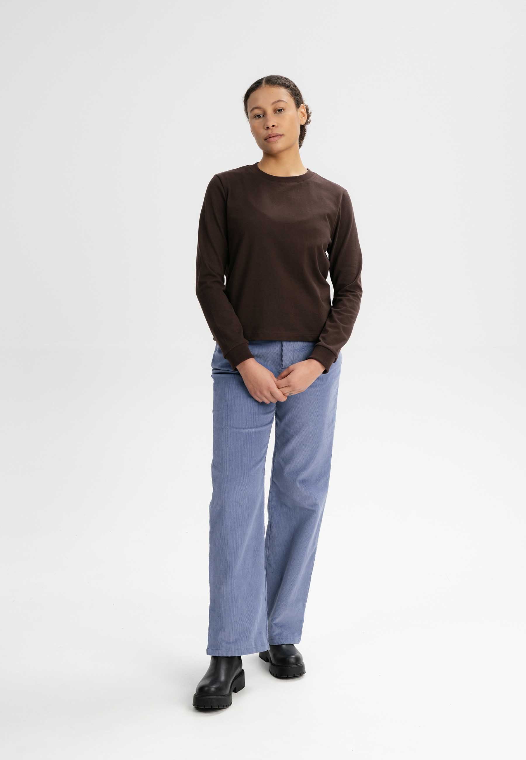 MELA Langarmshirt Langarmshirt schwer Style AASTHA clean