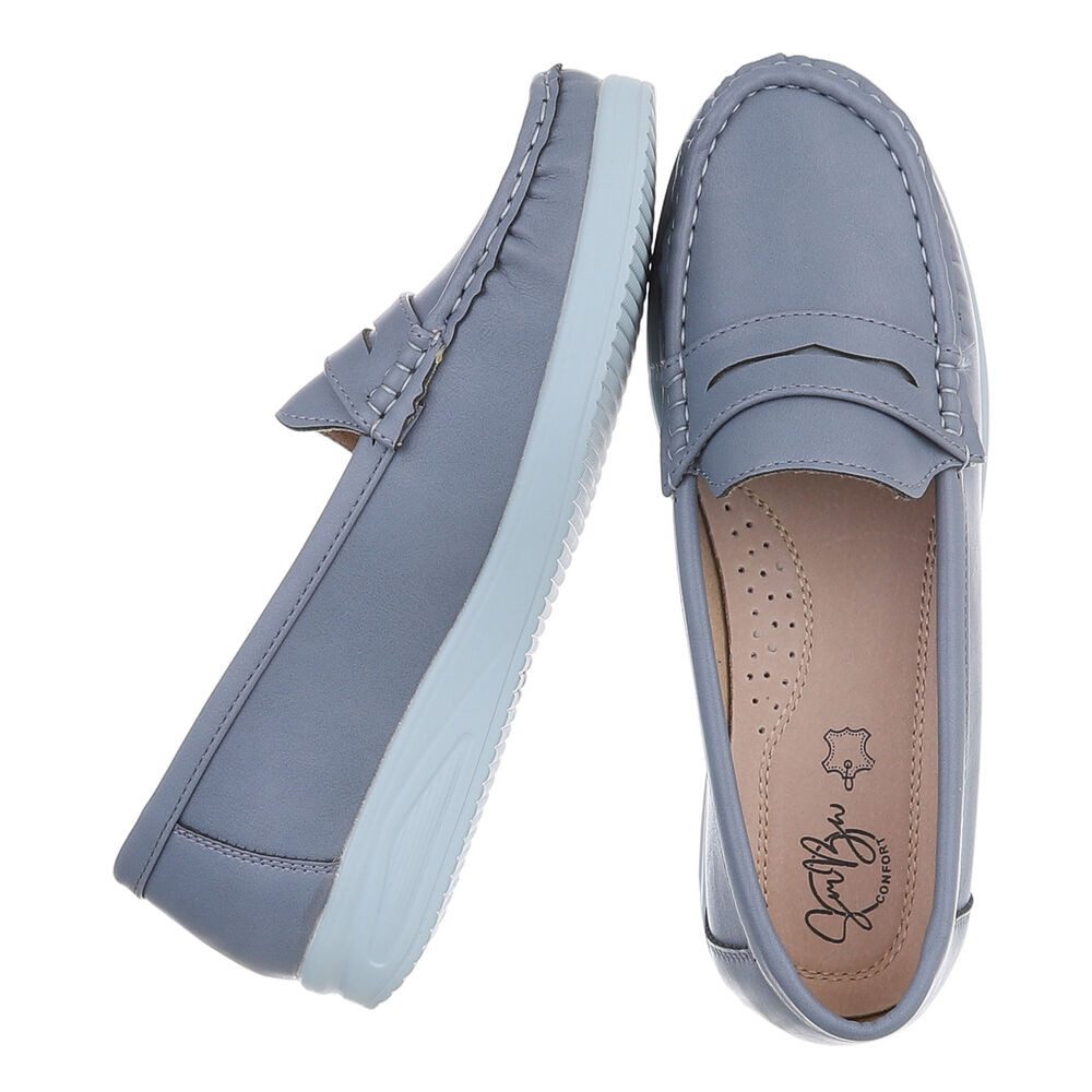 Ital-Design Elegante Damen Mokassins mit optimalem Tragekomfort Slipper (91 günstig online kaufen