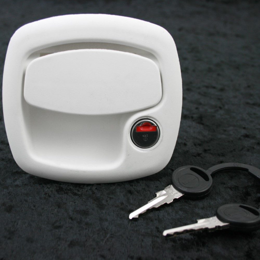 ZADI Aufschraubschloss FAP/ZADI Türschloss Schloss Stauklappenschloss Wohnmobil Caravan weiß