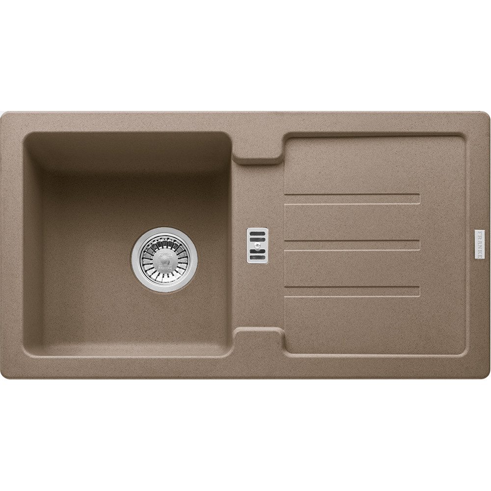 Einbauspüle Smart Strata Einbauspüle STG 614-78 Cashmere Drehknopf ab 45cm
