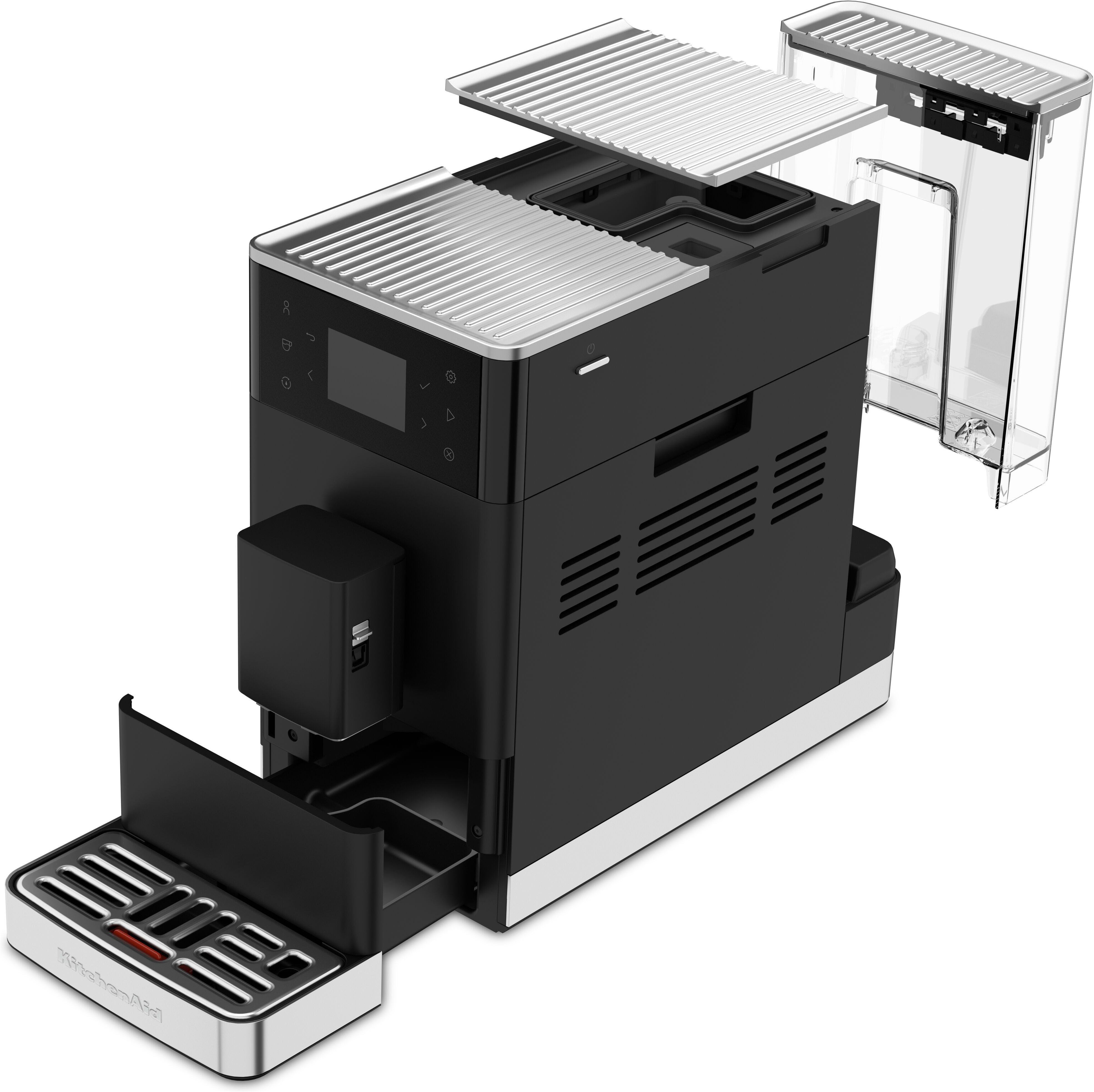 KitchenAid Kaffeevollautomat 5KES8453EBM, QuietGrind-System: ermöglicht eine leise Zubereitung bei jeder Tasse