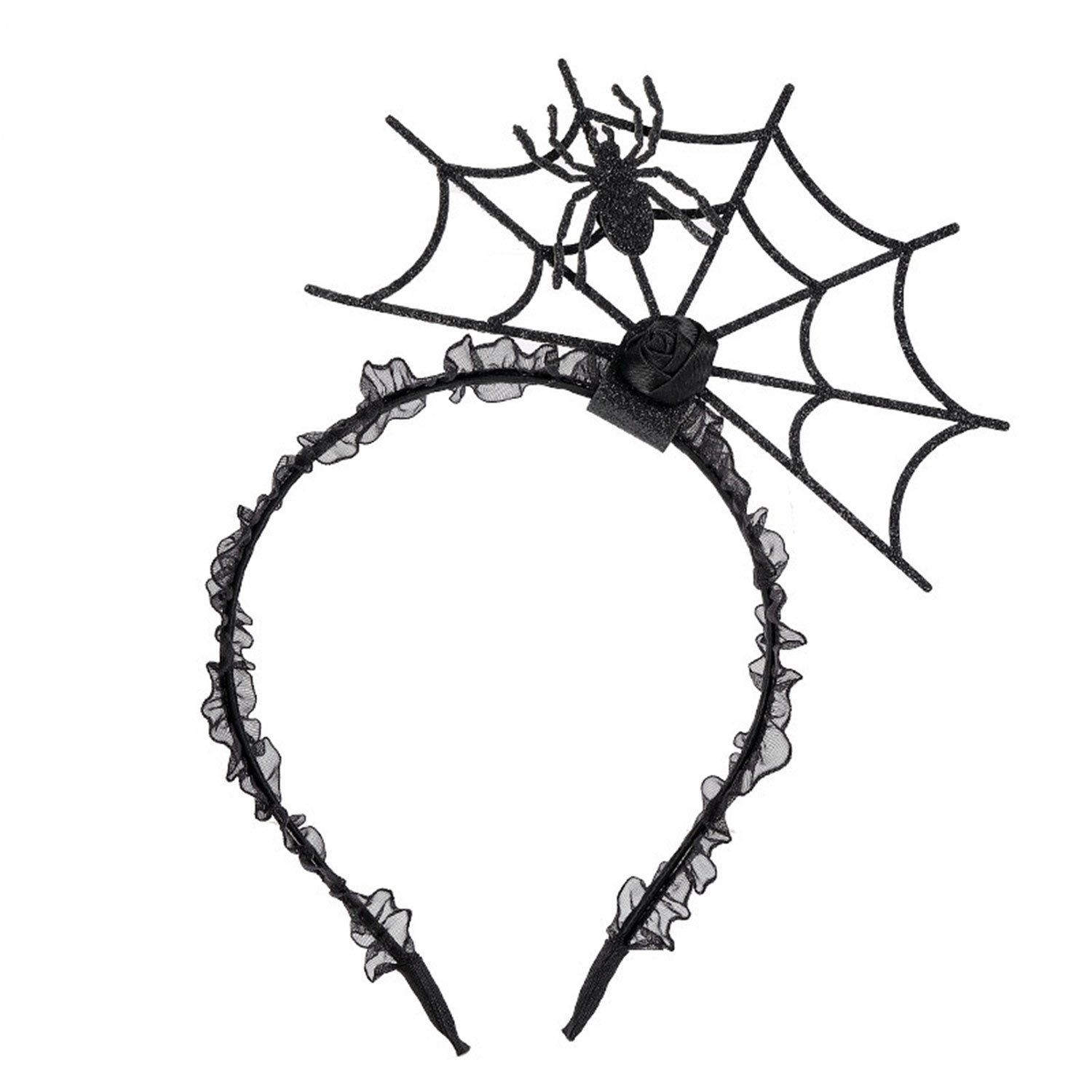 MAGICSHE Haarband Kostüm Halloween-Stirnbänder Kürbisschleife Design