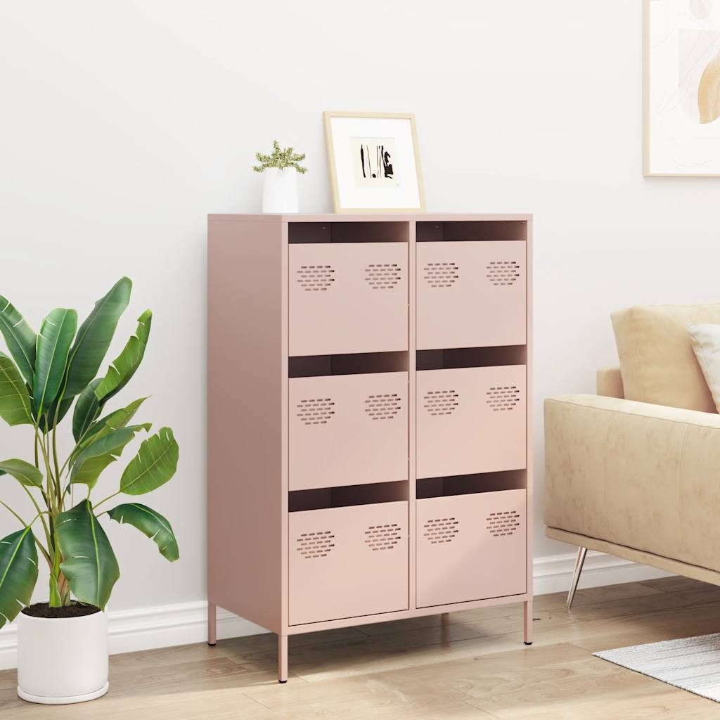 vidaXL Highboard Highboard Rosa 68x39x101,5 cm günstig online kaufen