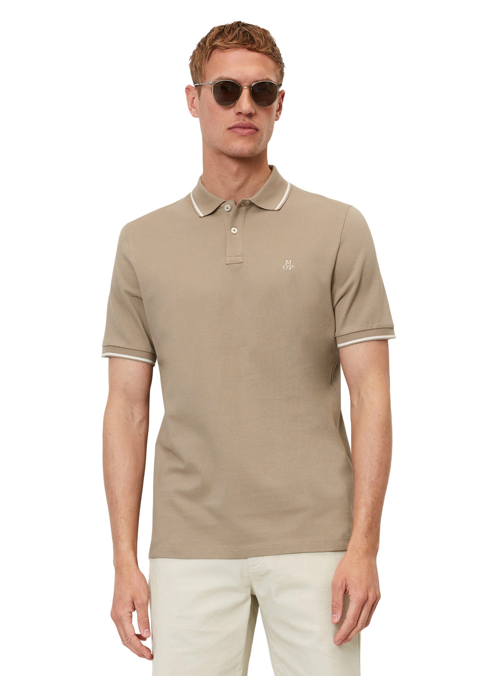 Marc O'Polo Poloshirt Polo shirt, short sleeve, slits at side ...