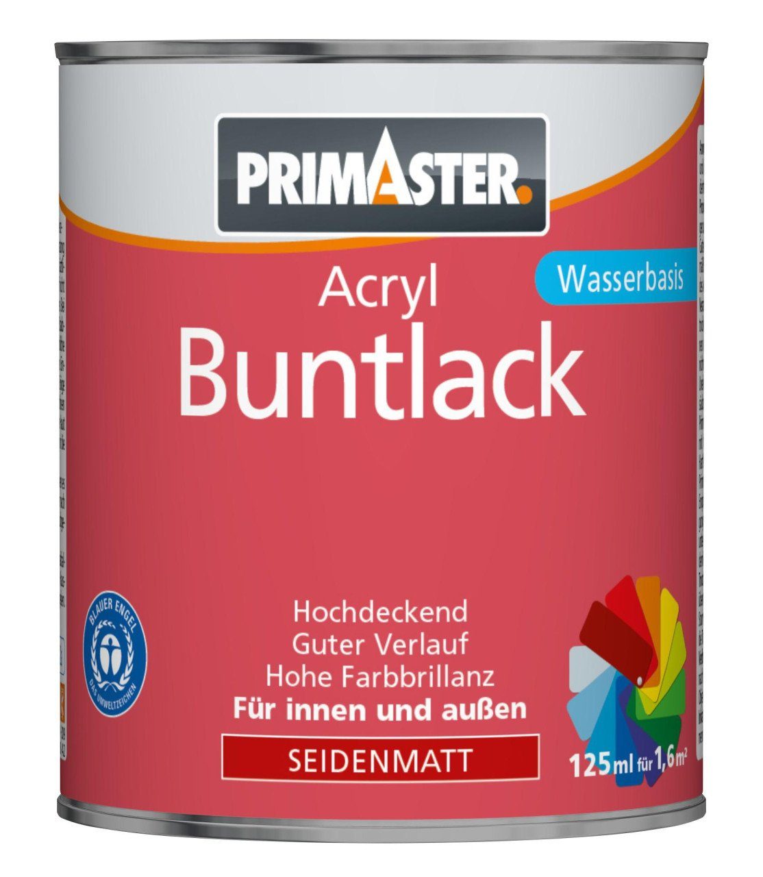 Primaster Acryl-Buntlack Primaster Acryl 125 RAL cremeweiß 9001 Buntlack ml