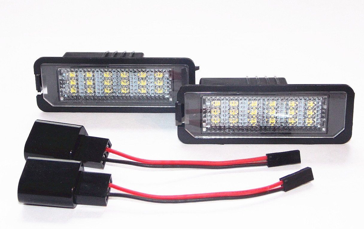 LLCTOOLS Rückleuchte LED Kennzeichenbeleuchtung LED fest Limo Golf 7 VW integriert + für Cabrio, 5, 4, 6