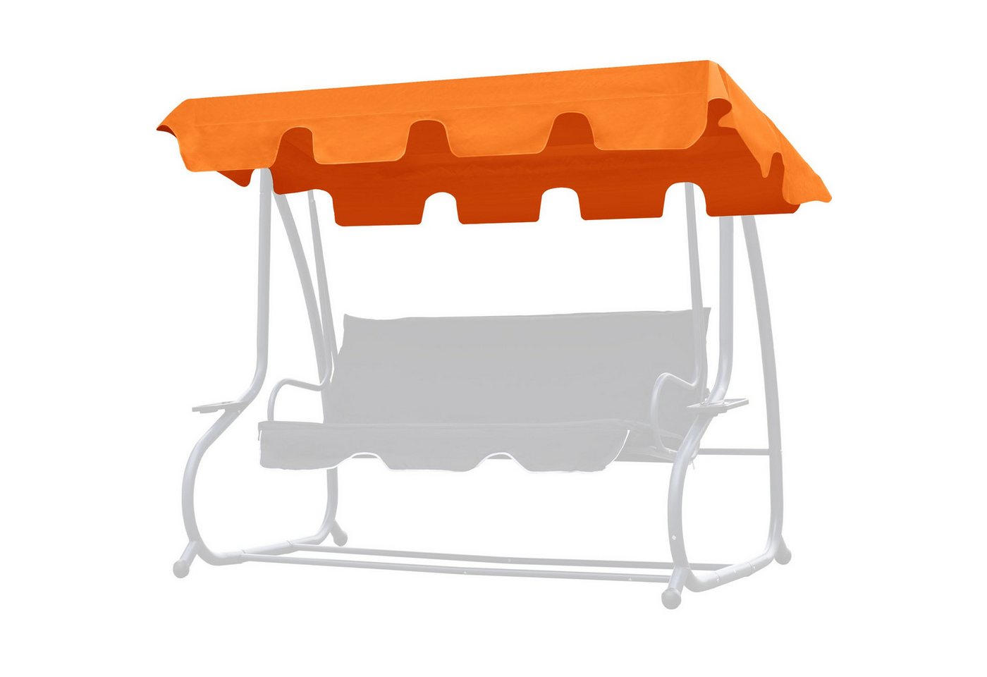 bonsport Hollywoodschaukelersatzdach Ersatzdach für Hollywoodschaukel, Polyester, PVC beschichtet